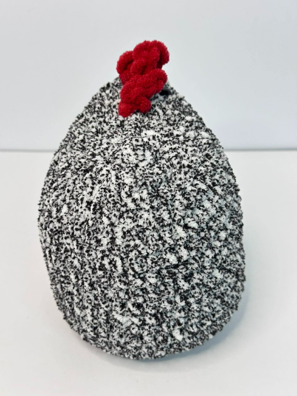 D- Medium Black Speckled Hen Plushie