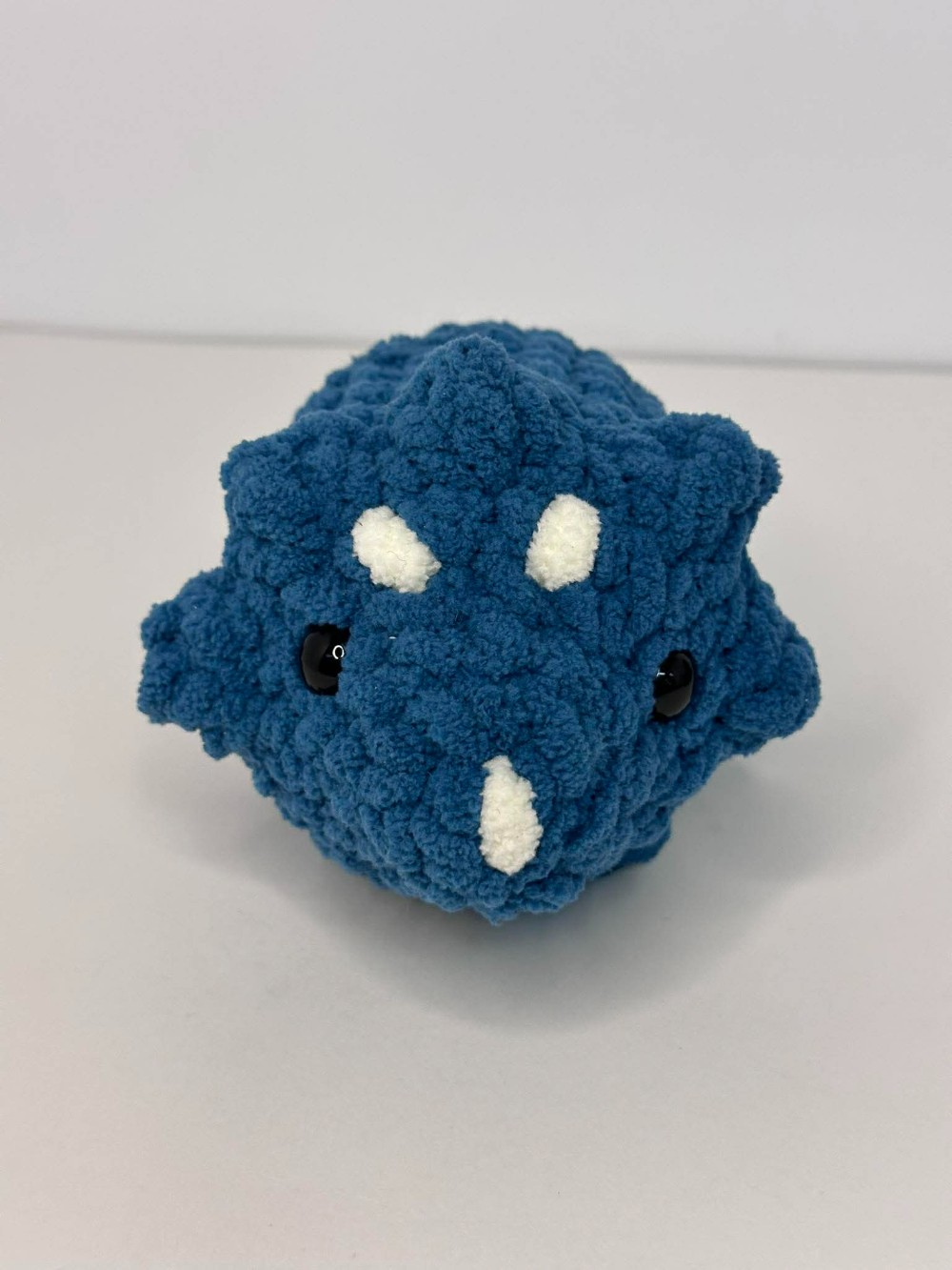 D- Blue Small Tri-Dino Plushie