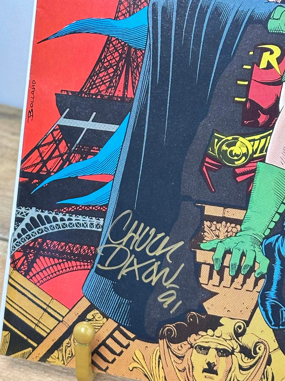 Comic book Robin #1 SIGNED