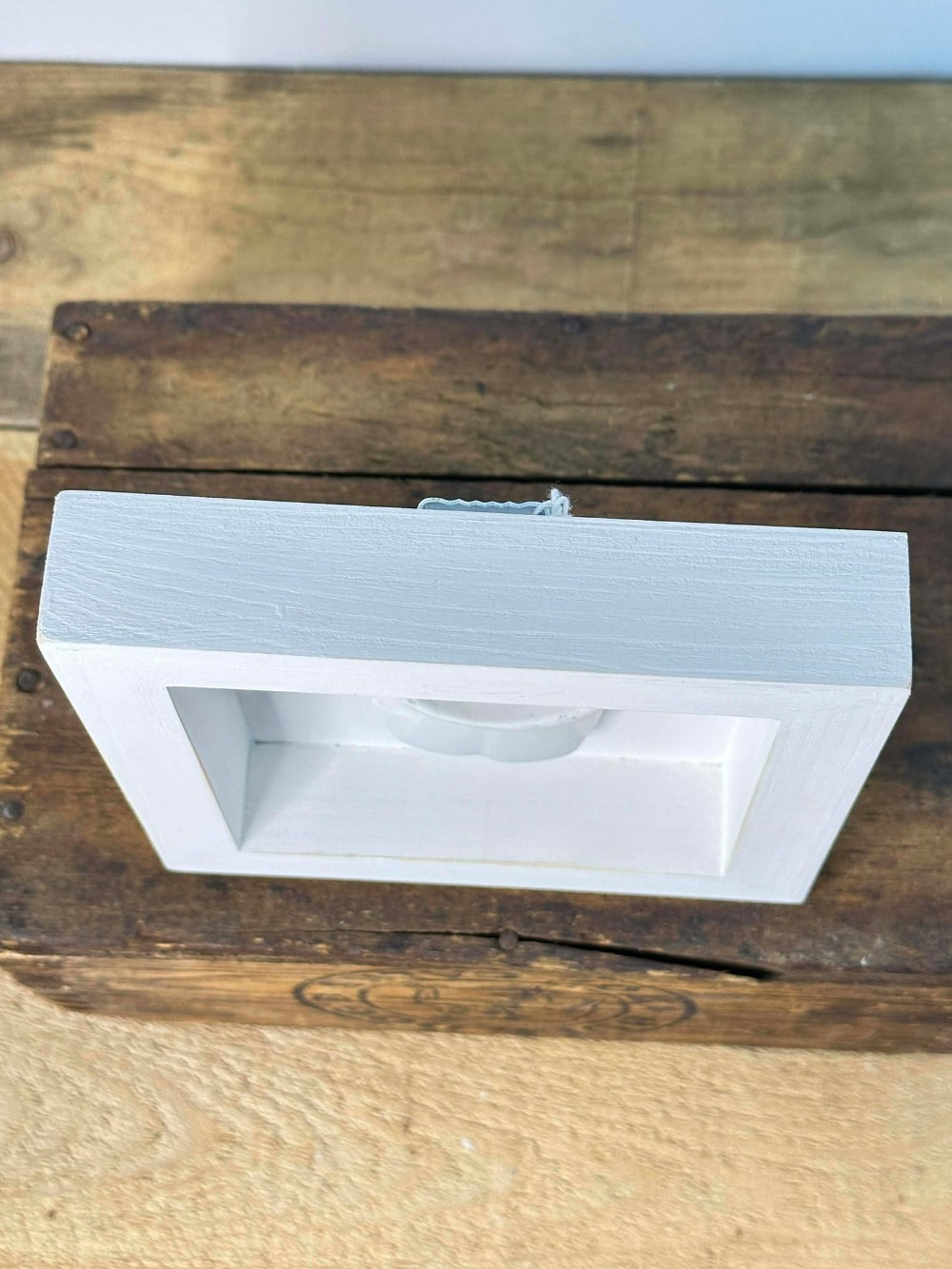 Found Glass & Pottery Art - Flower