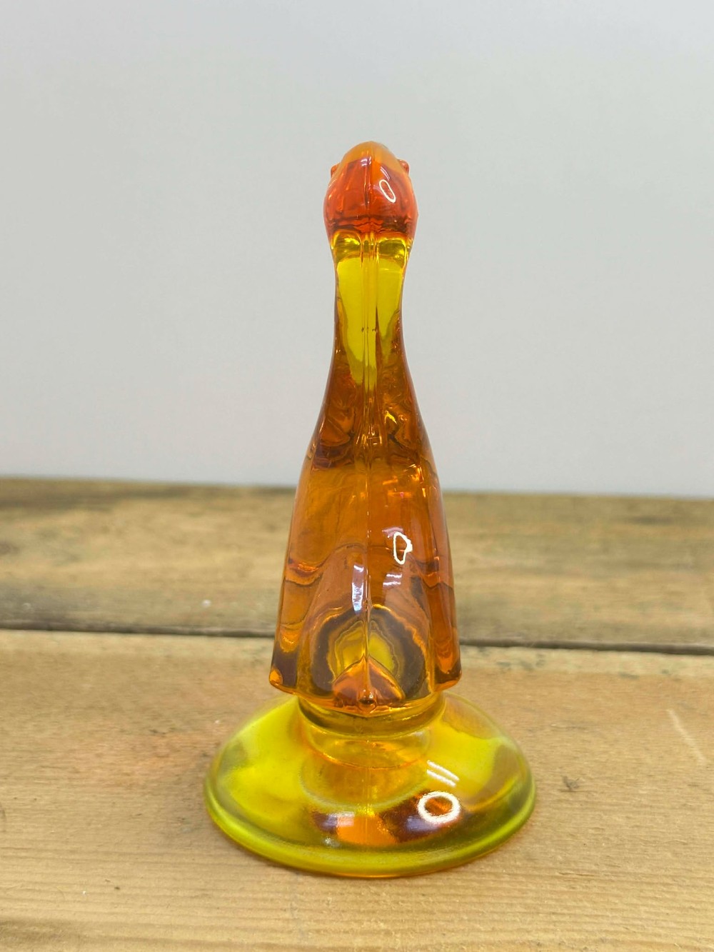 Viking Glass Duck Persimmon Orange