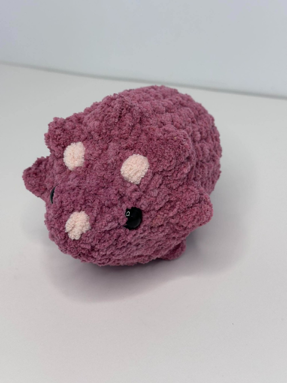 D- Purple Small Tri-Dino Plushie