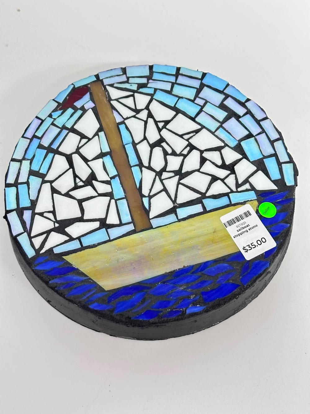 sailboat stepping stone