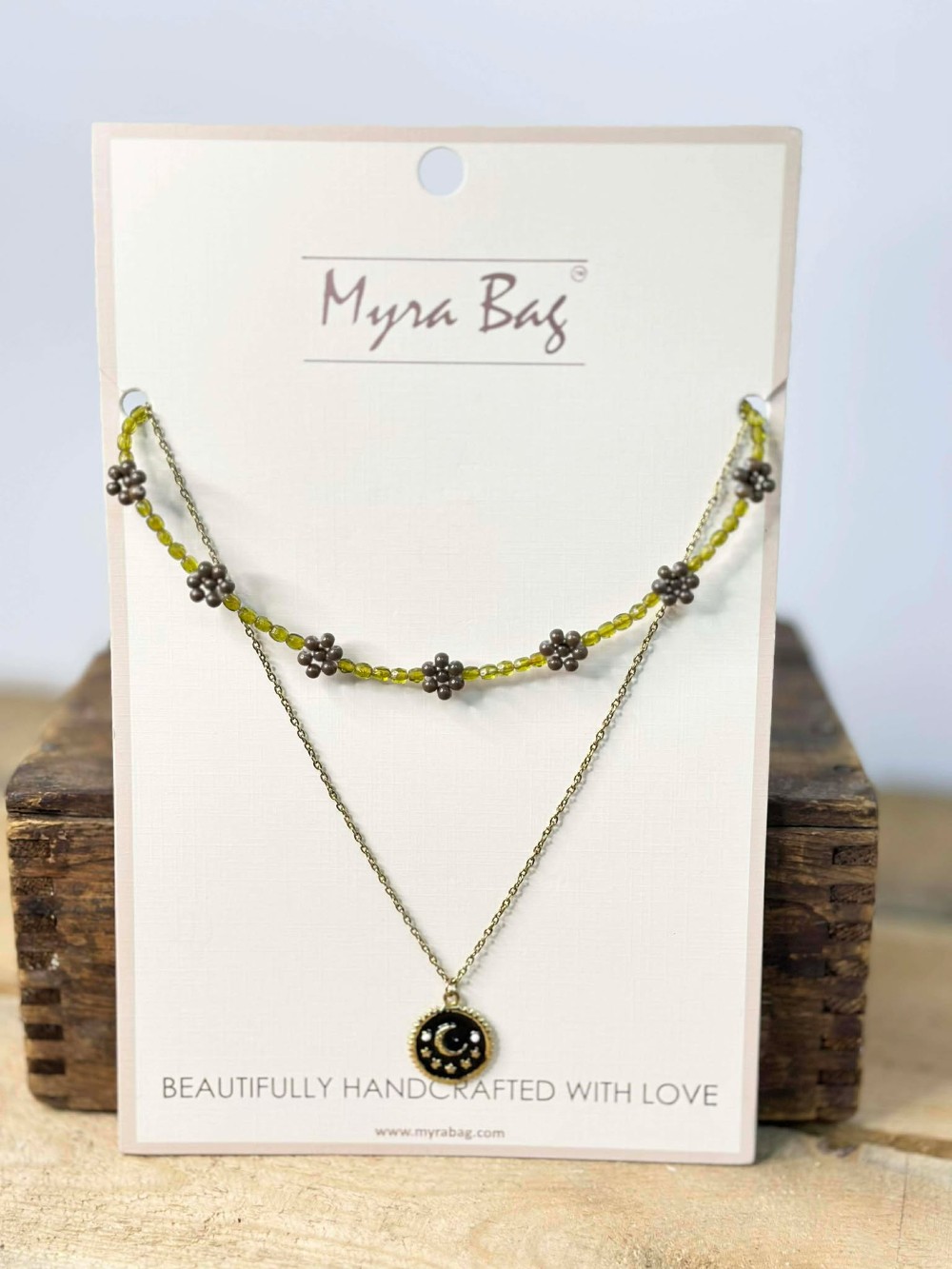 Necklace Myra-Crescent Moon