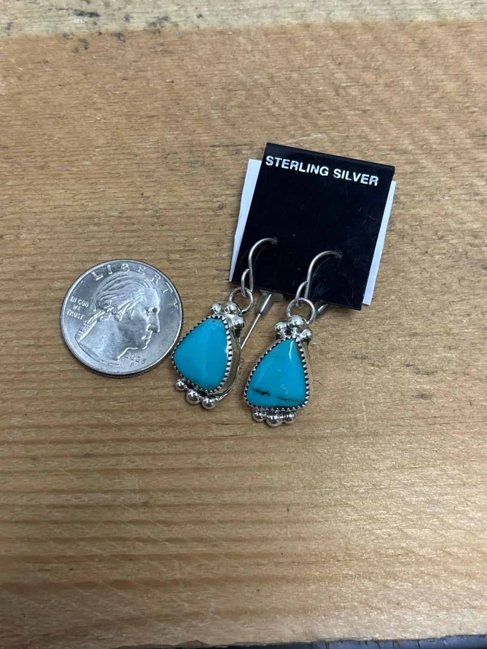Navajo Turquoise Dangle Earrings