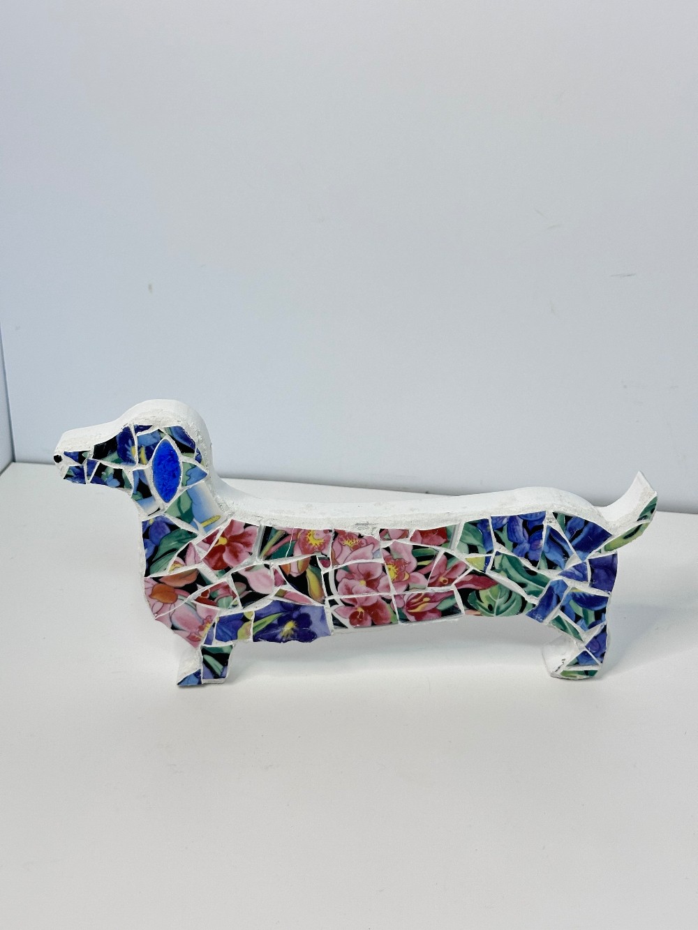 Floral weiner dog