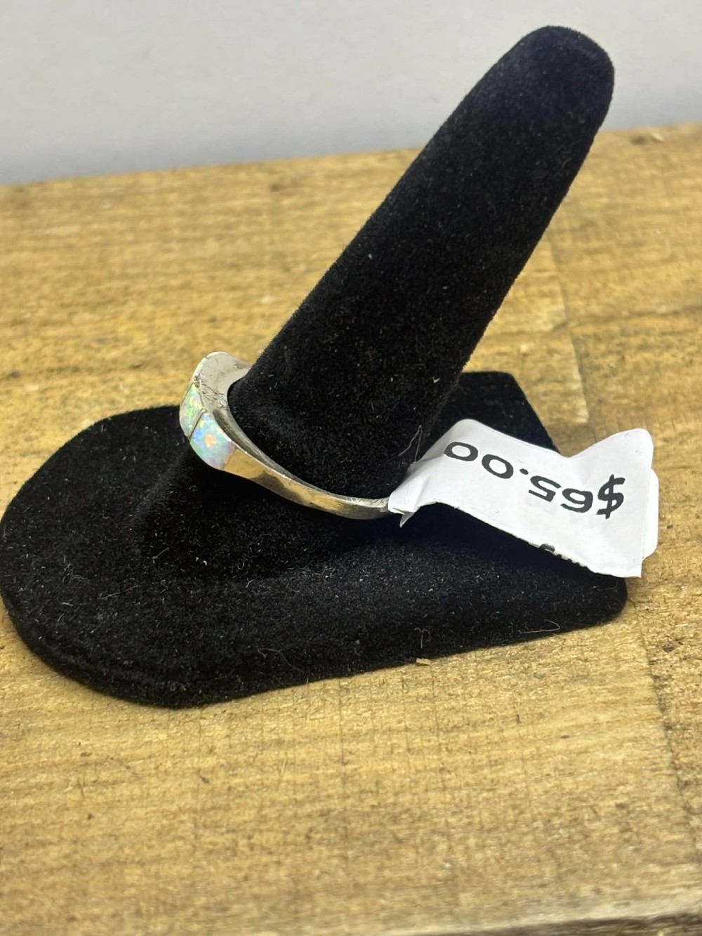 Navajo Opal Ring sz 7.5/8