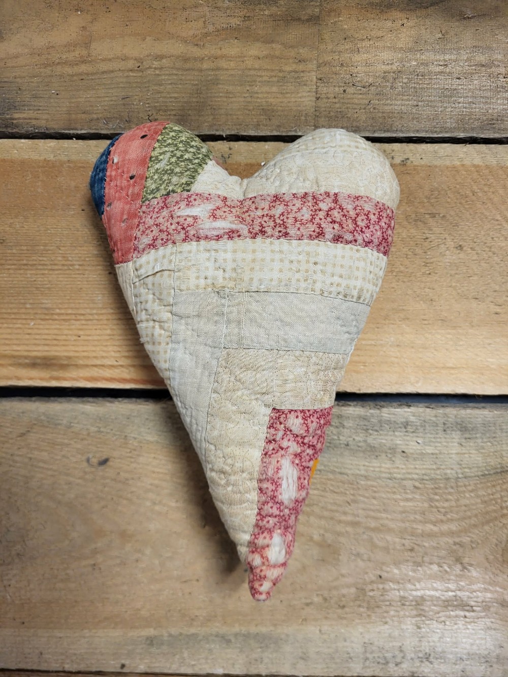 Small Quilted Heart Pillow
