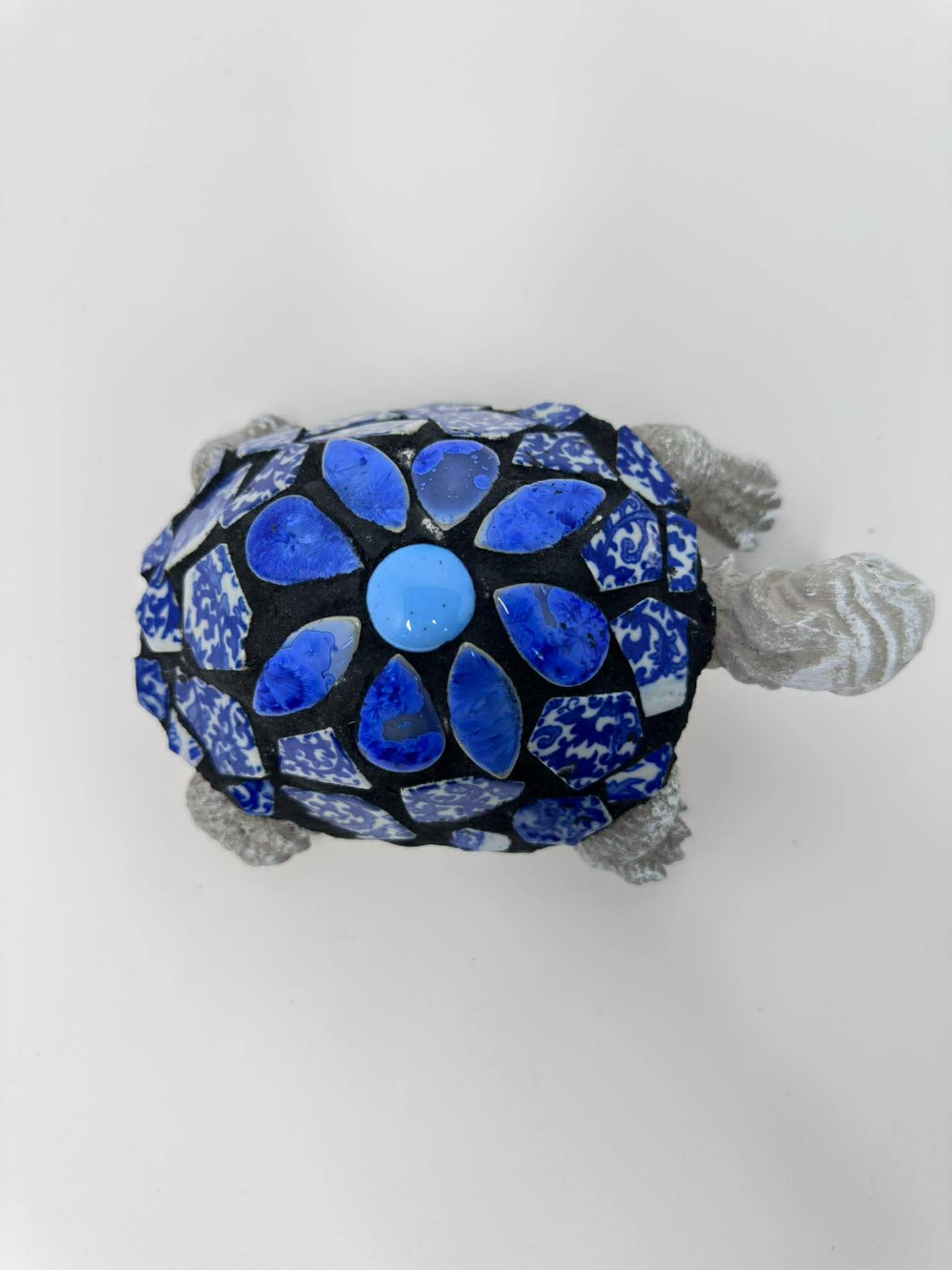 Large Blue Flower Turtle