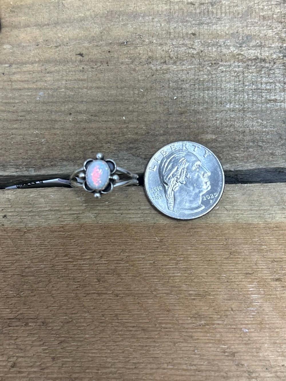 Navajo Opal Ring Sz. 9