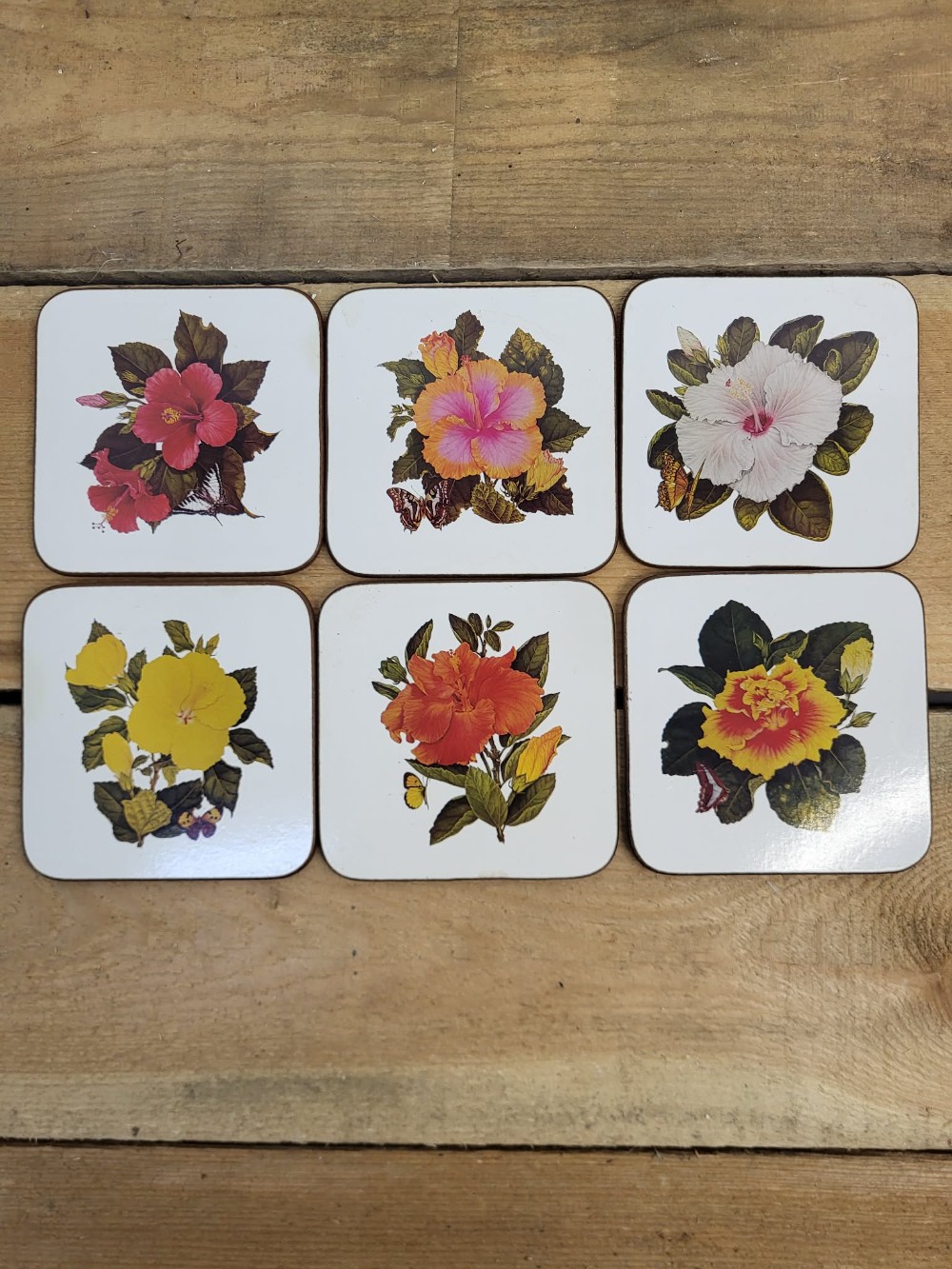 Vt New Zealand Flower Coasters