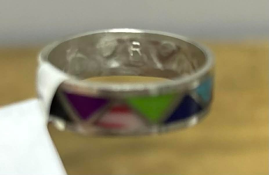 Navajo Zuni Colorful Band sz. 7.5