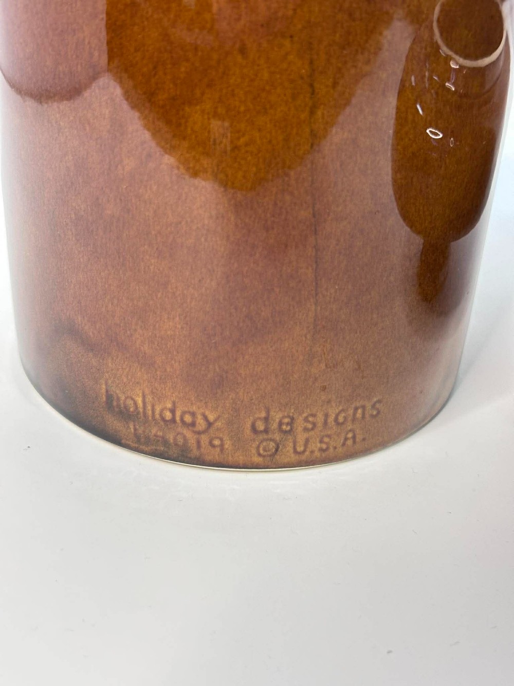 Vtg Mid Century Ceramic coffee canister