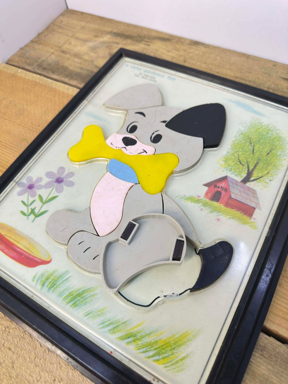 VTG 1960s Magnetic Dog Puzzle