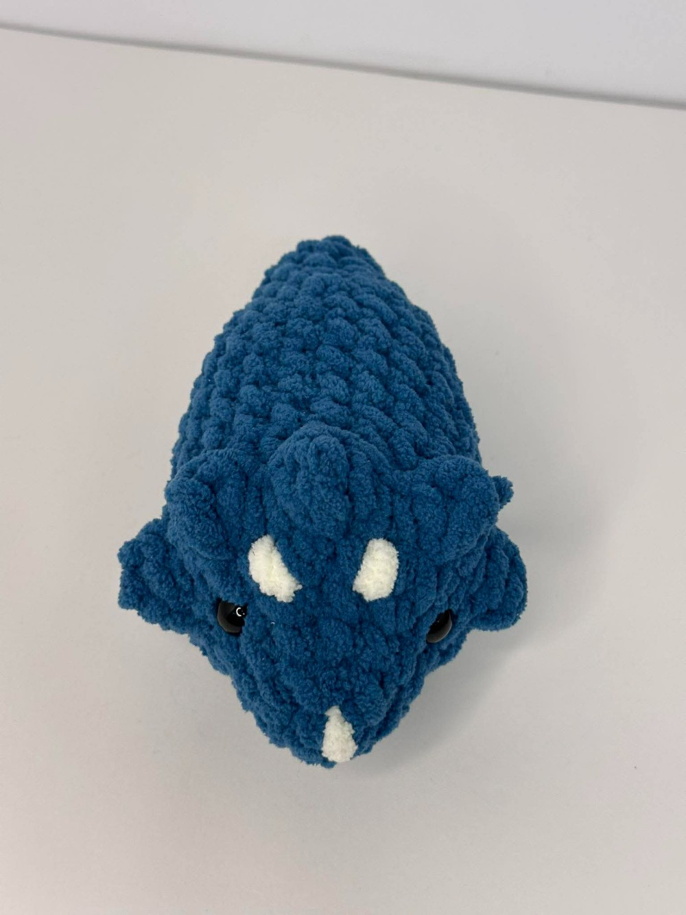 D- Blue Small Tri-Dino Plushie