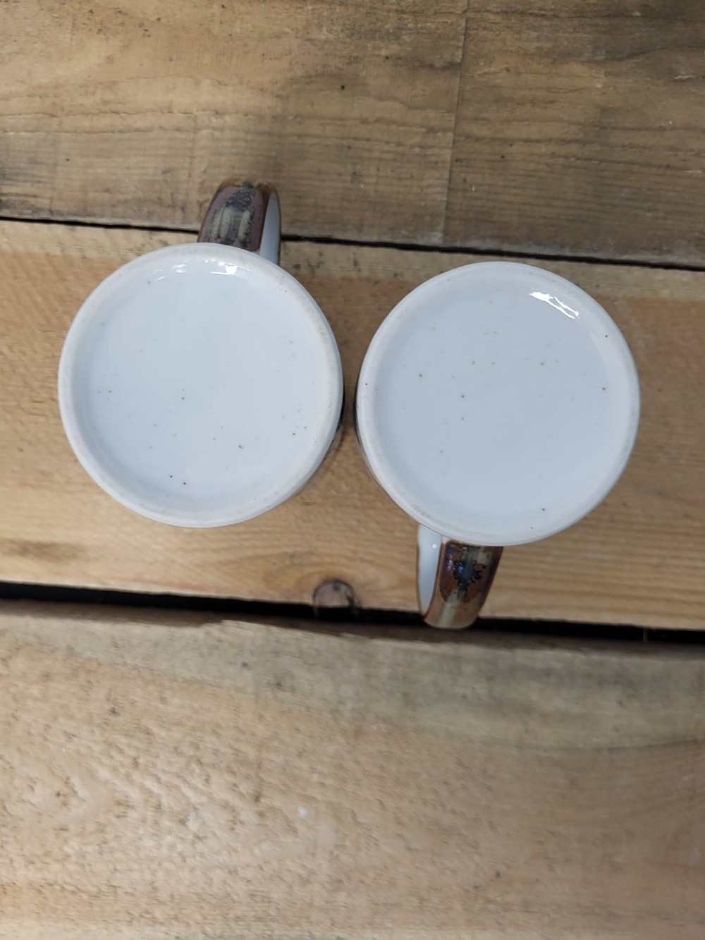 Blue design coffee mug set