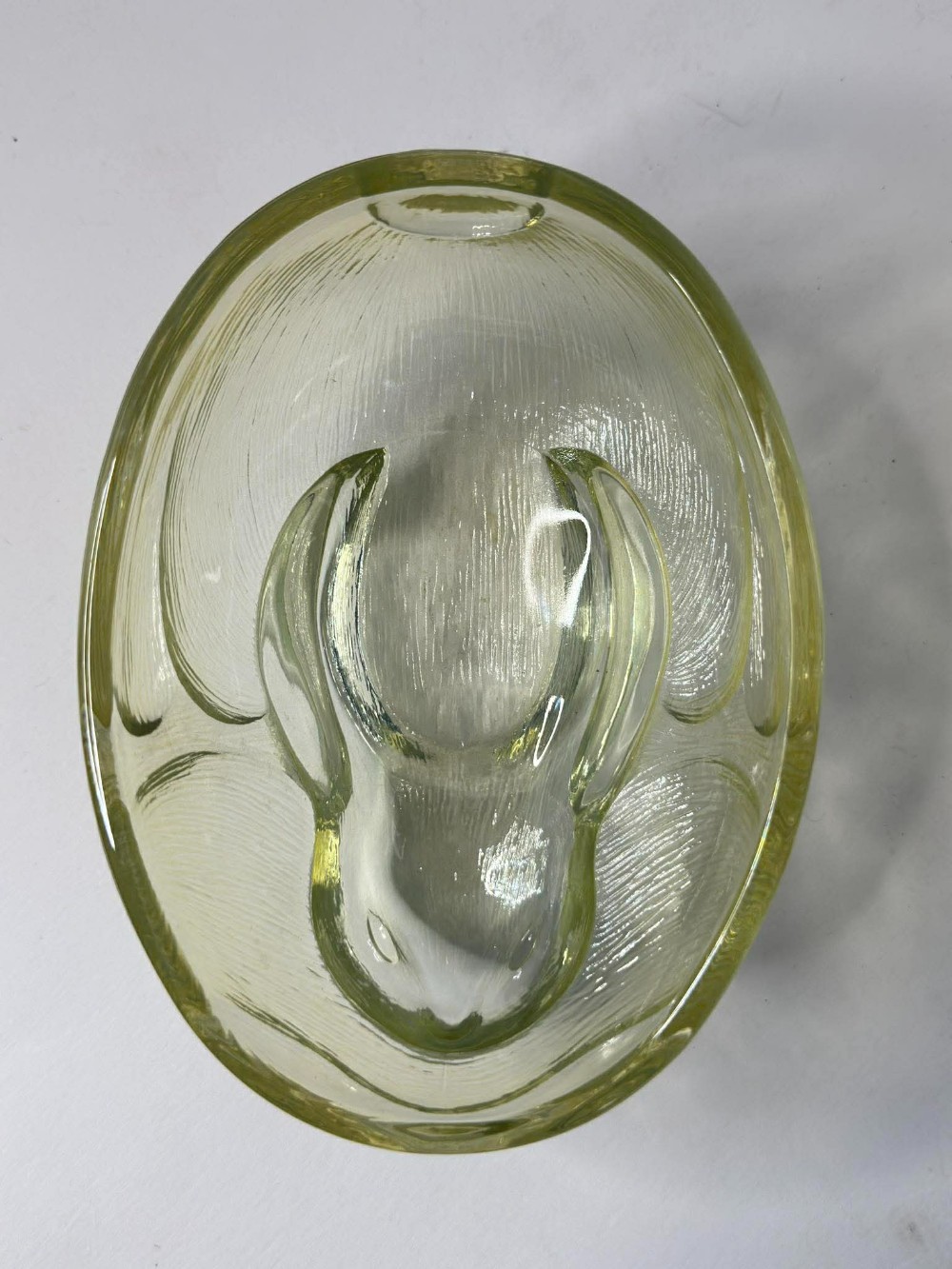 Glass Bunny On Nest