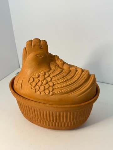 Vtg Terra Cotta HON Baker *chip