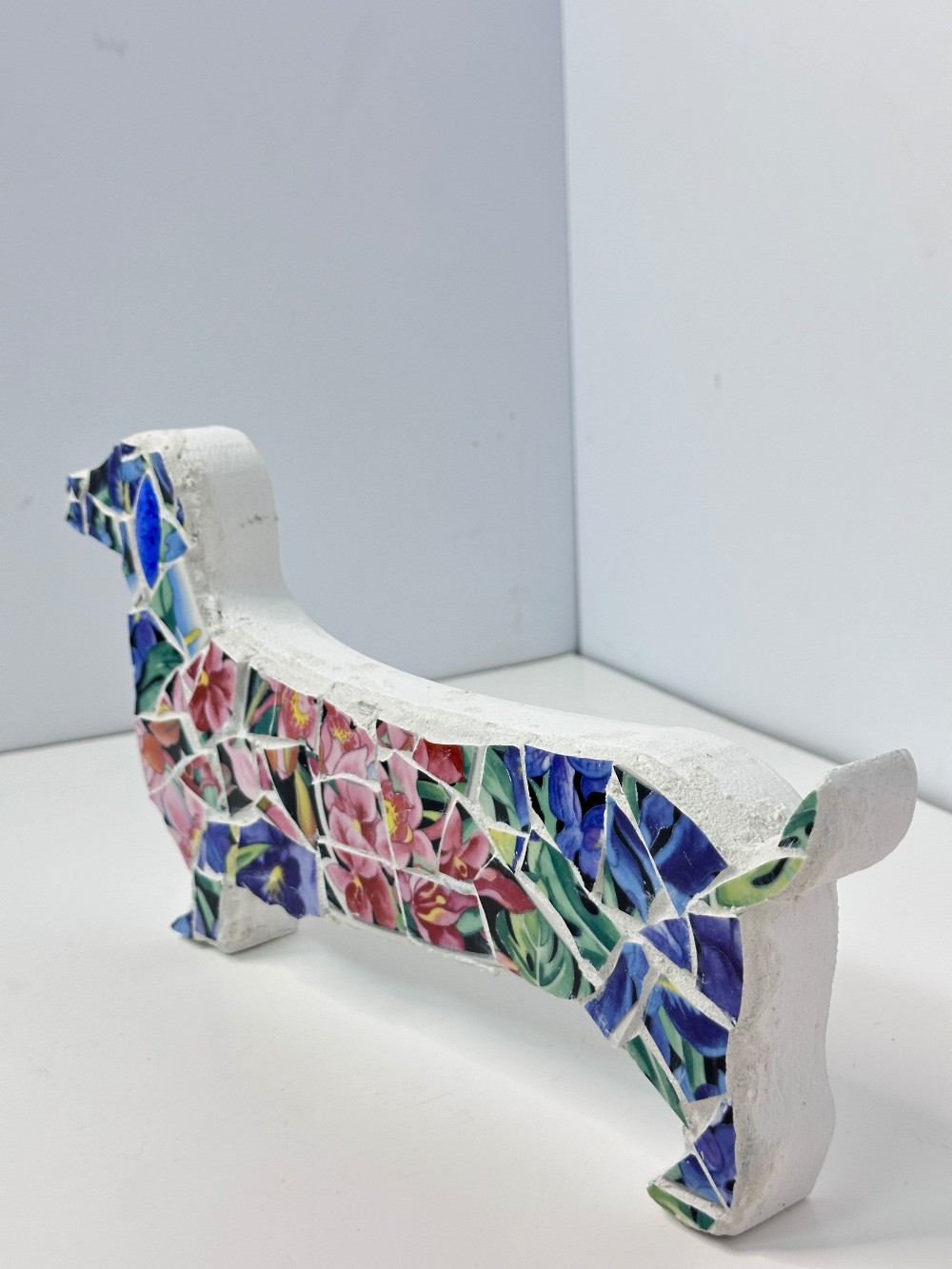 Floral weiner dog