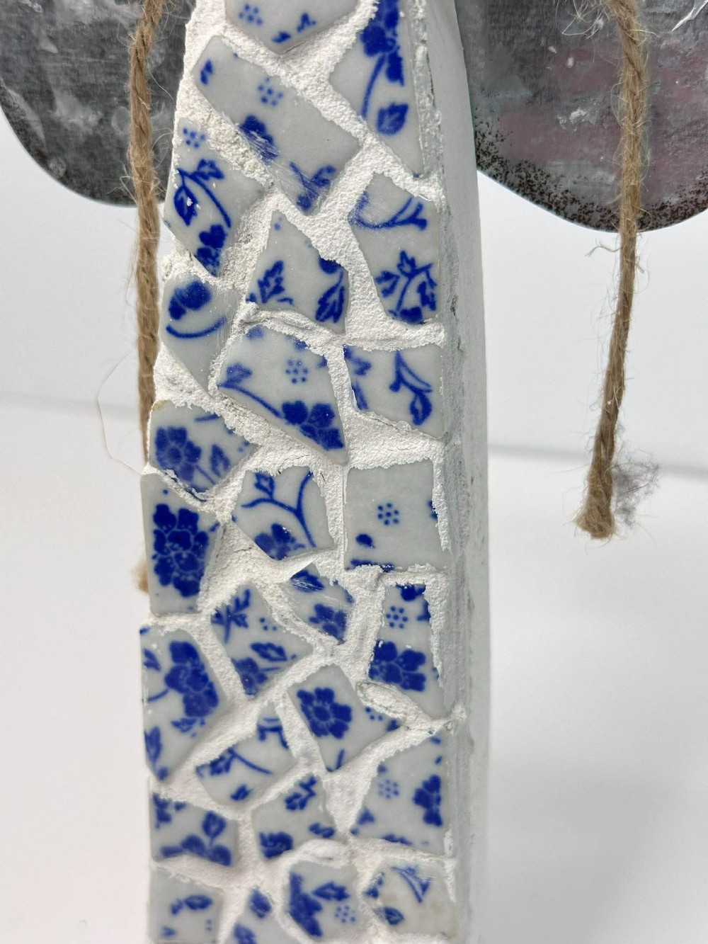 Blue Floral Medium Angel