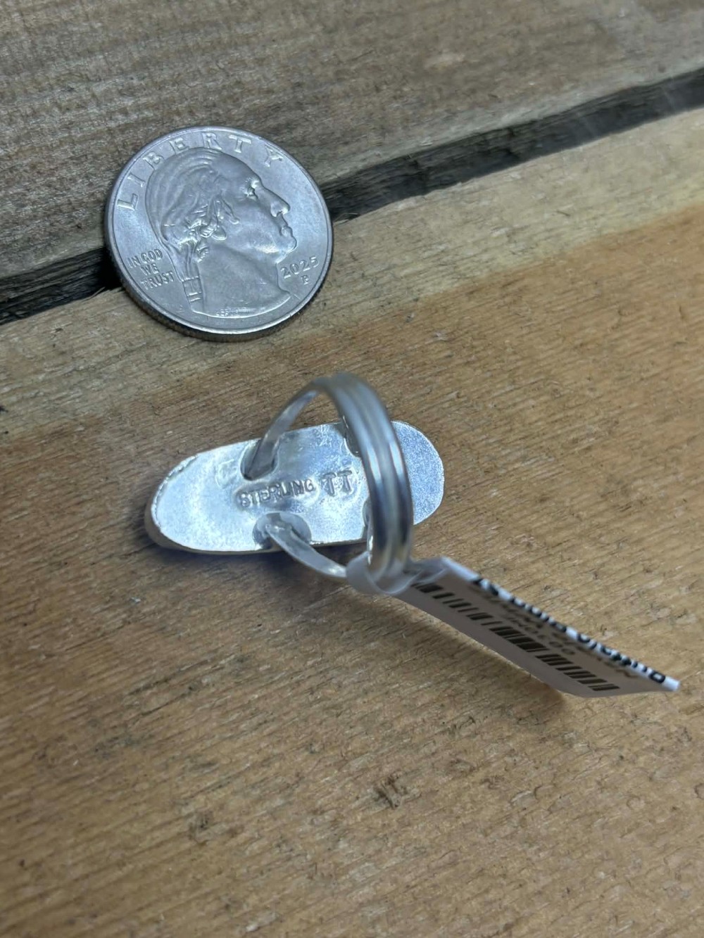 Navajo White Buffalo Ring Sz. 6.5