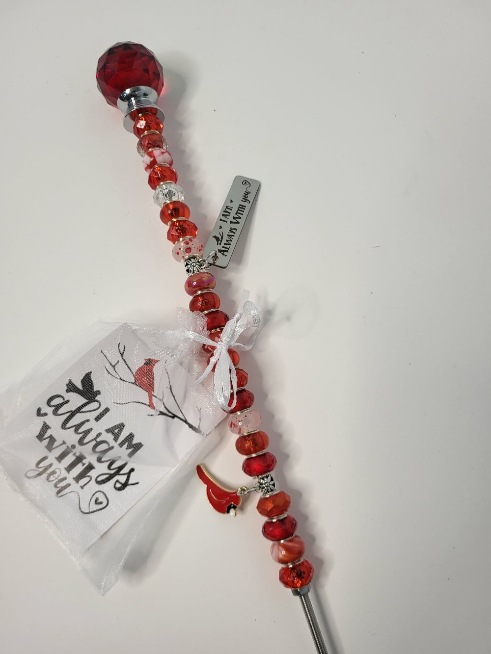 Cardinal Memorial Plant Wand