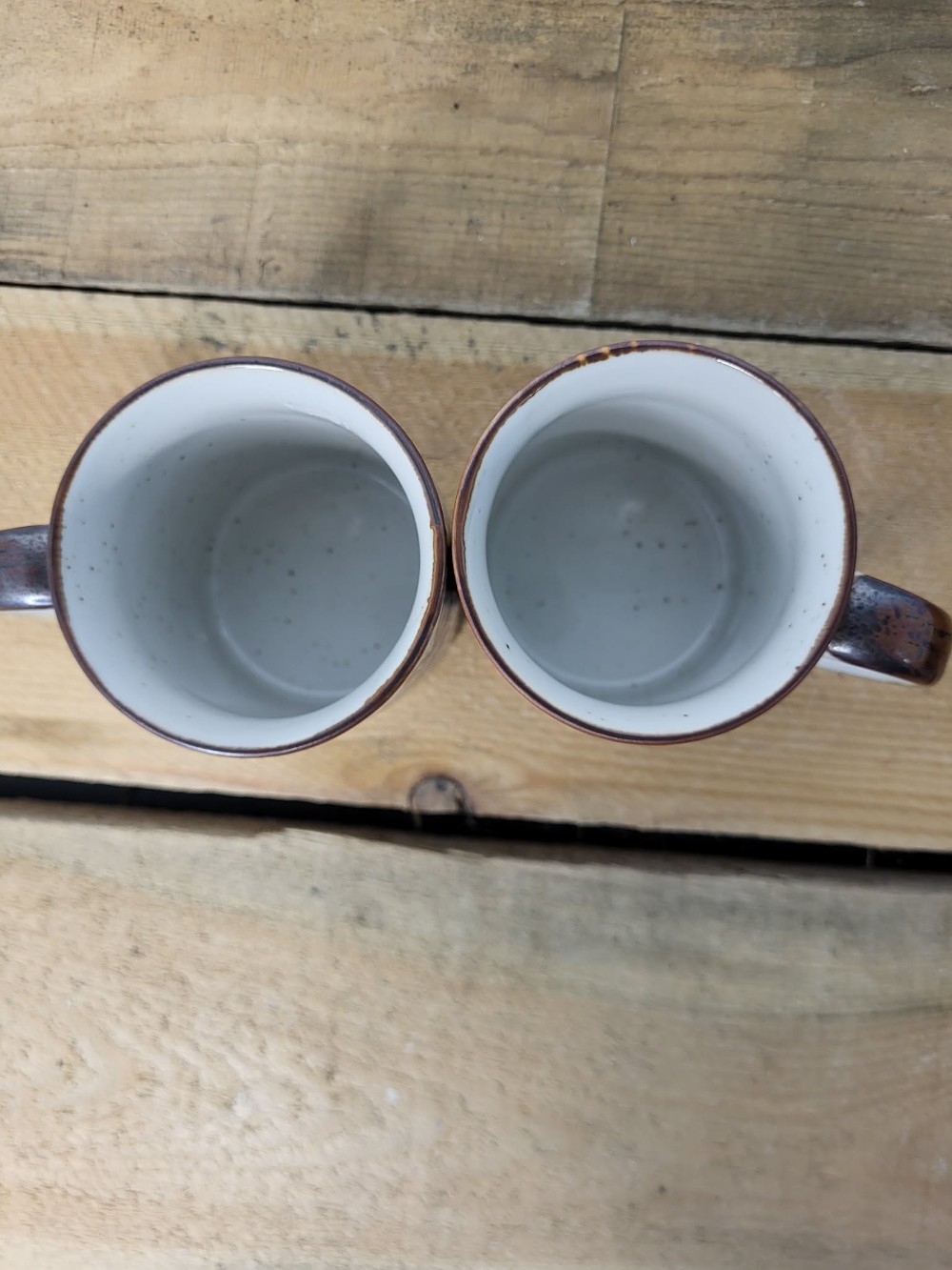 Blue design coffee mug set