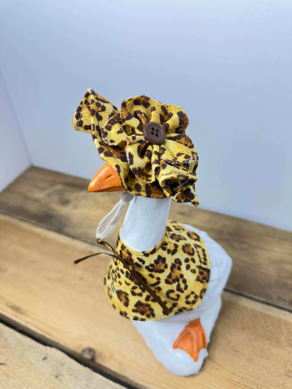 7 inch goose outfit brown cheetah