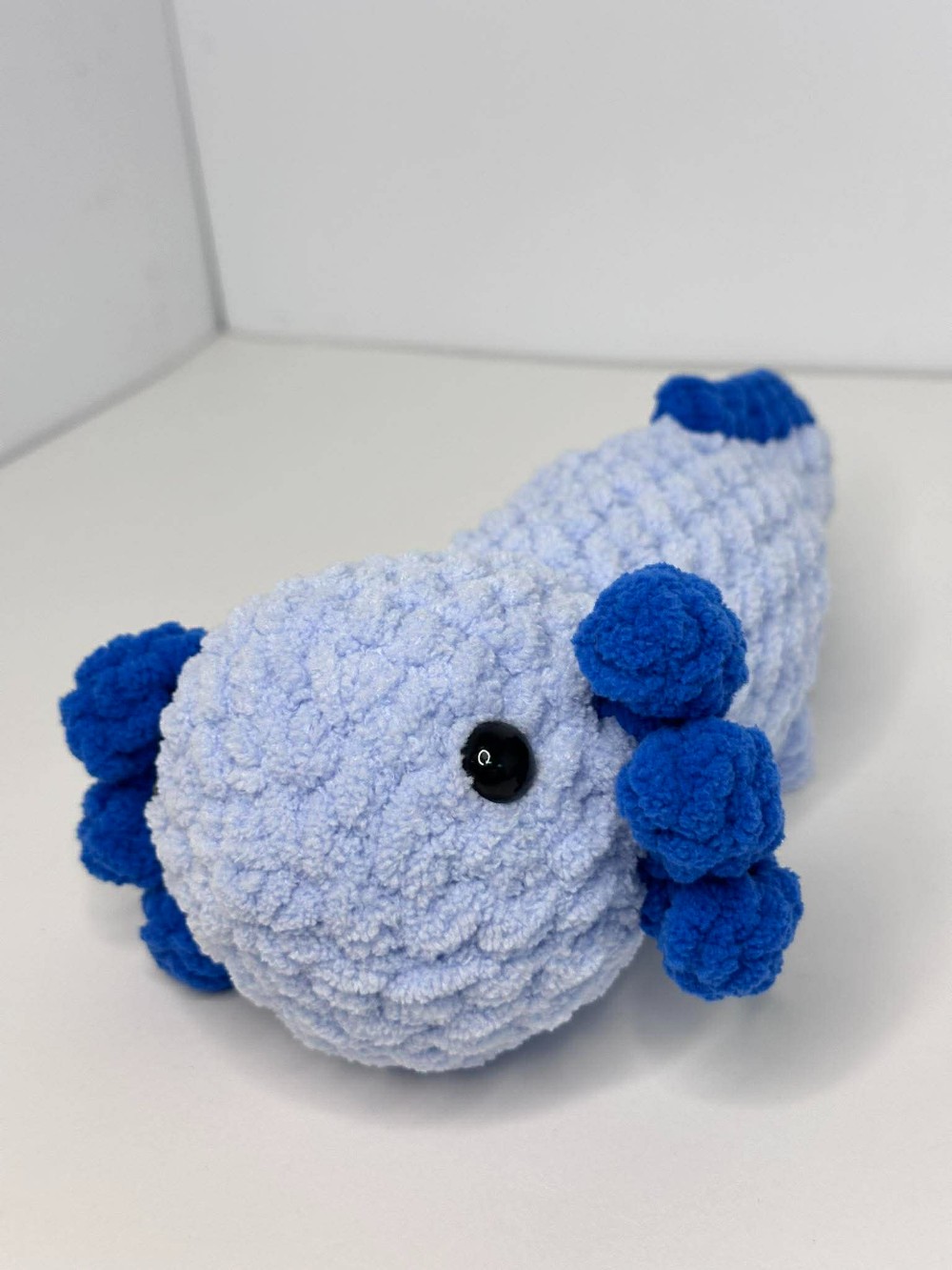 D- Axolotl Plushie - Blue