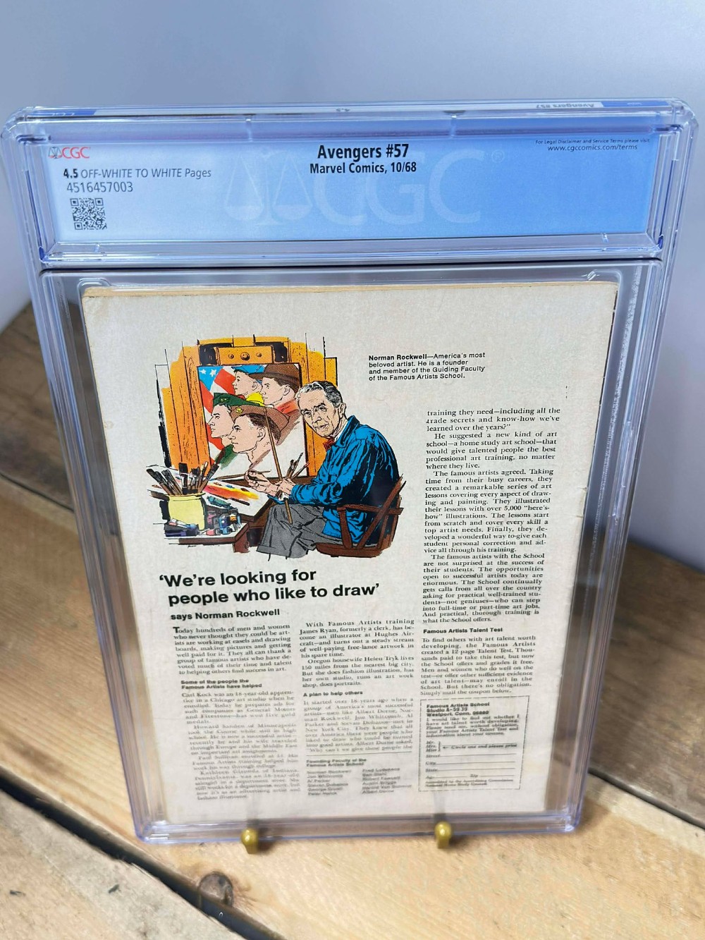 Comic book Avenger #57