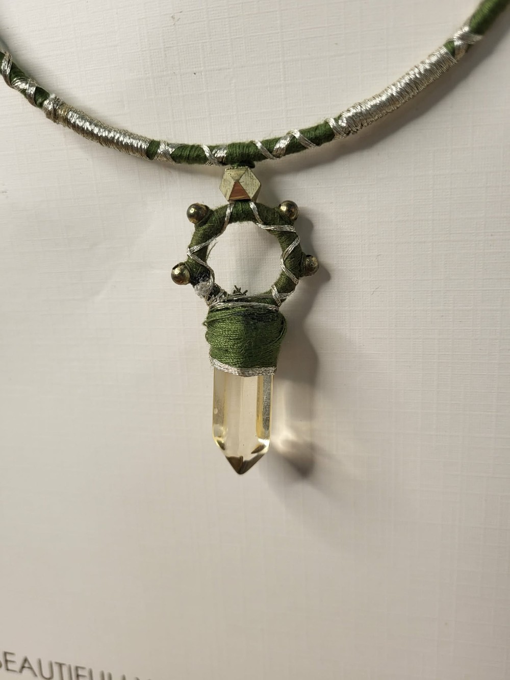 Necklace Myra - Crystal Pendant