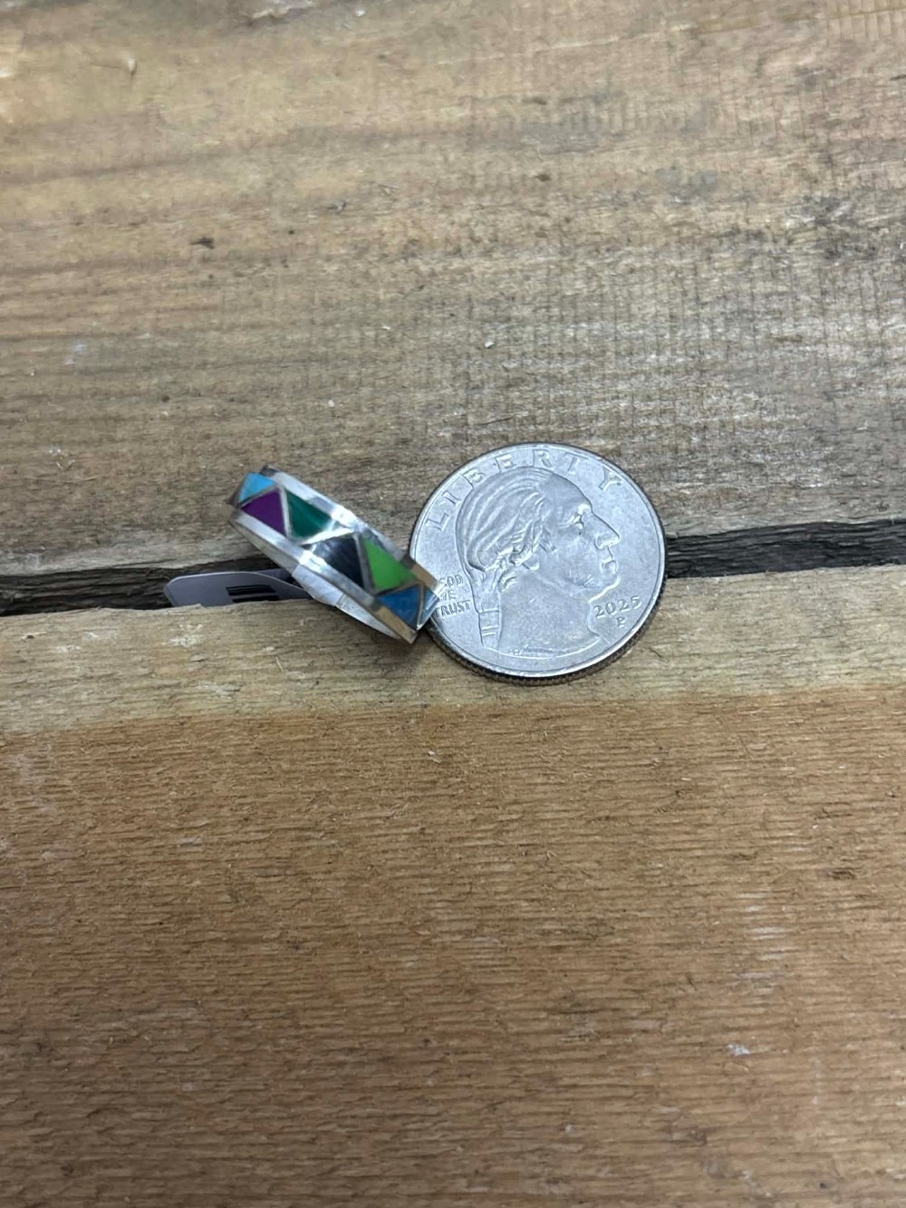 Navajo Zuni Colorful Band sz. 7.5