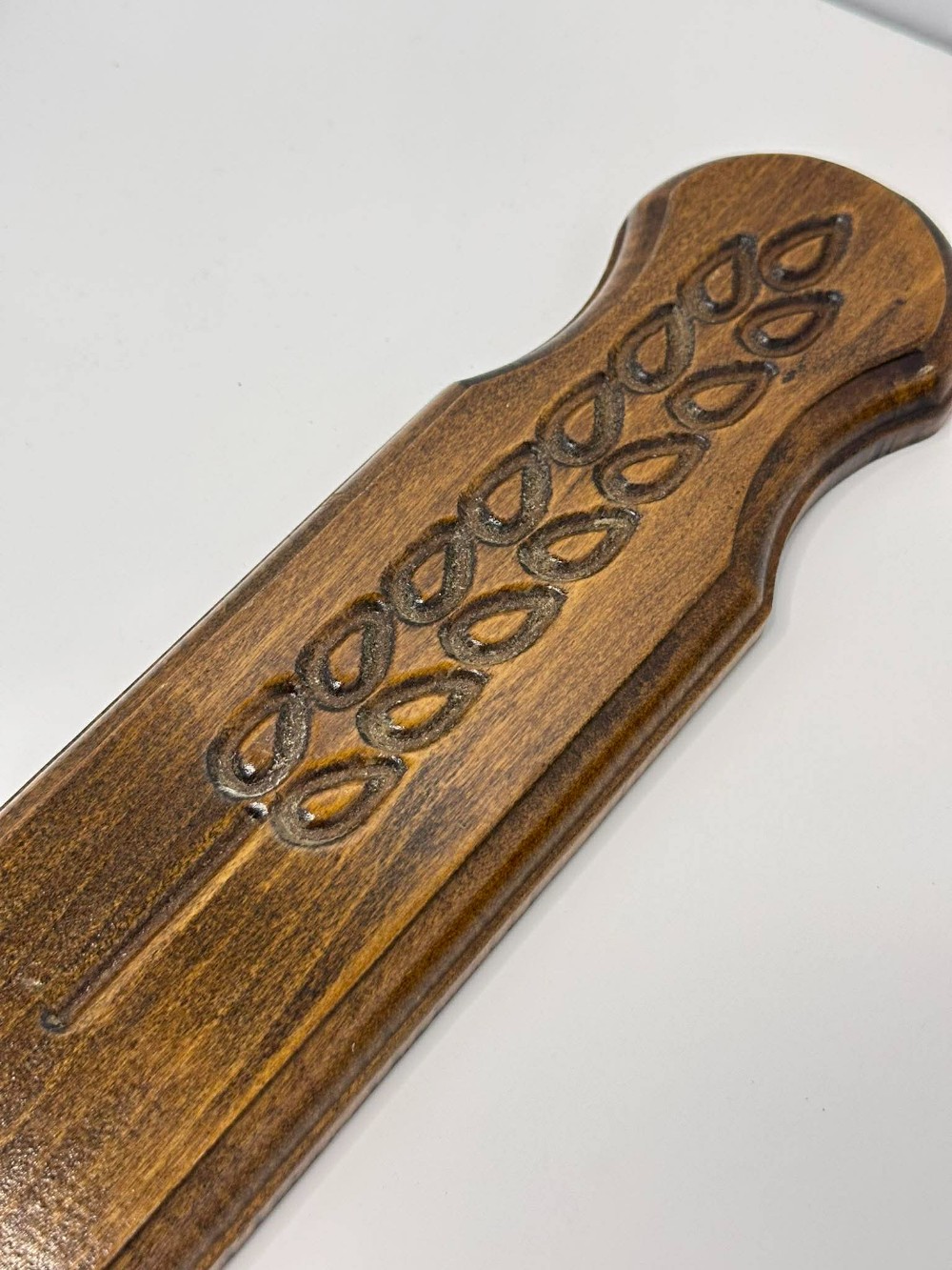 Vtg. Wood Candlestick holder set