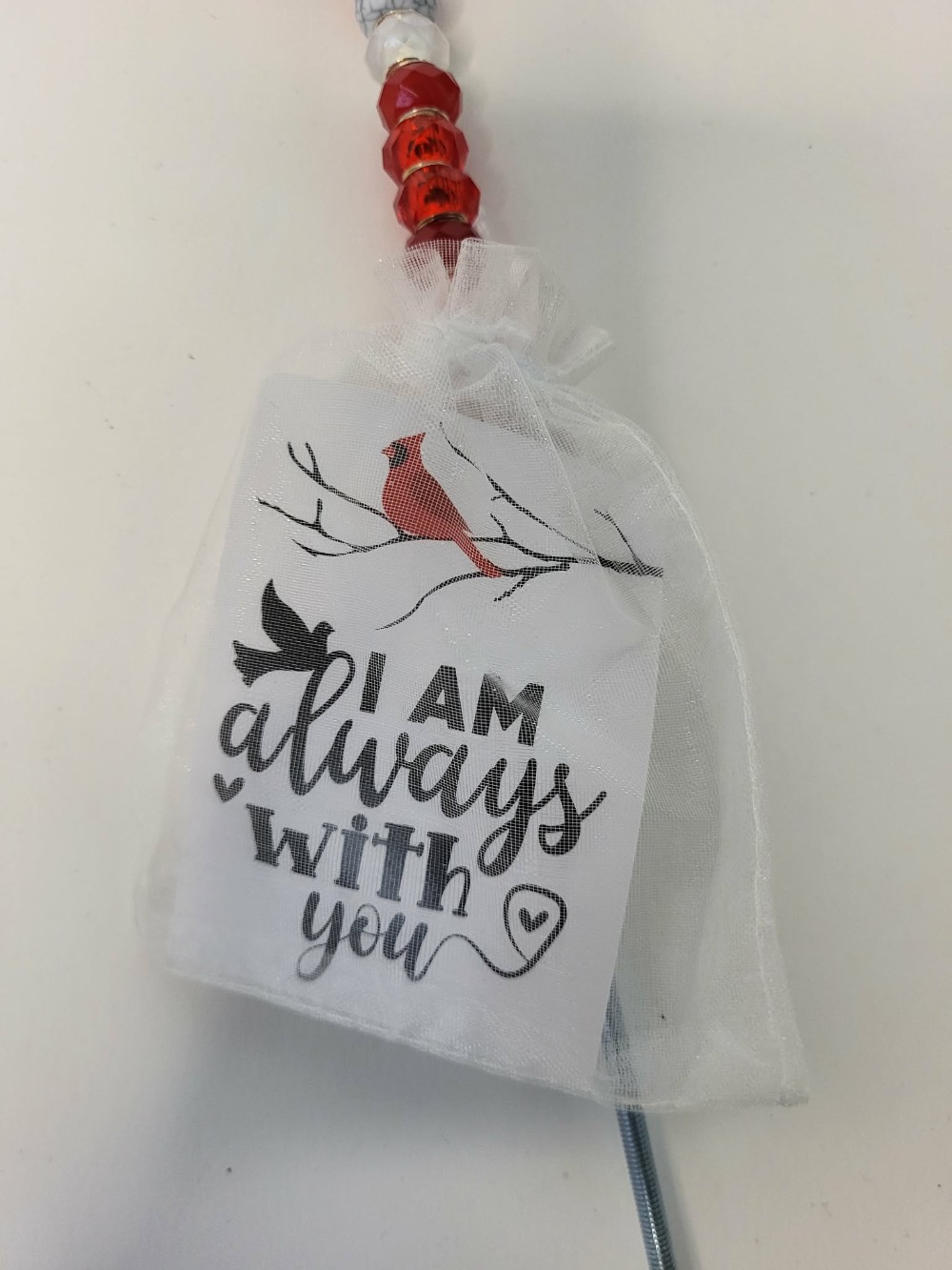 Cardinal Memorial Plant Wand