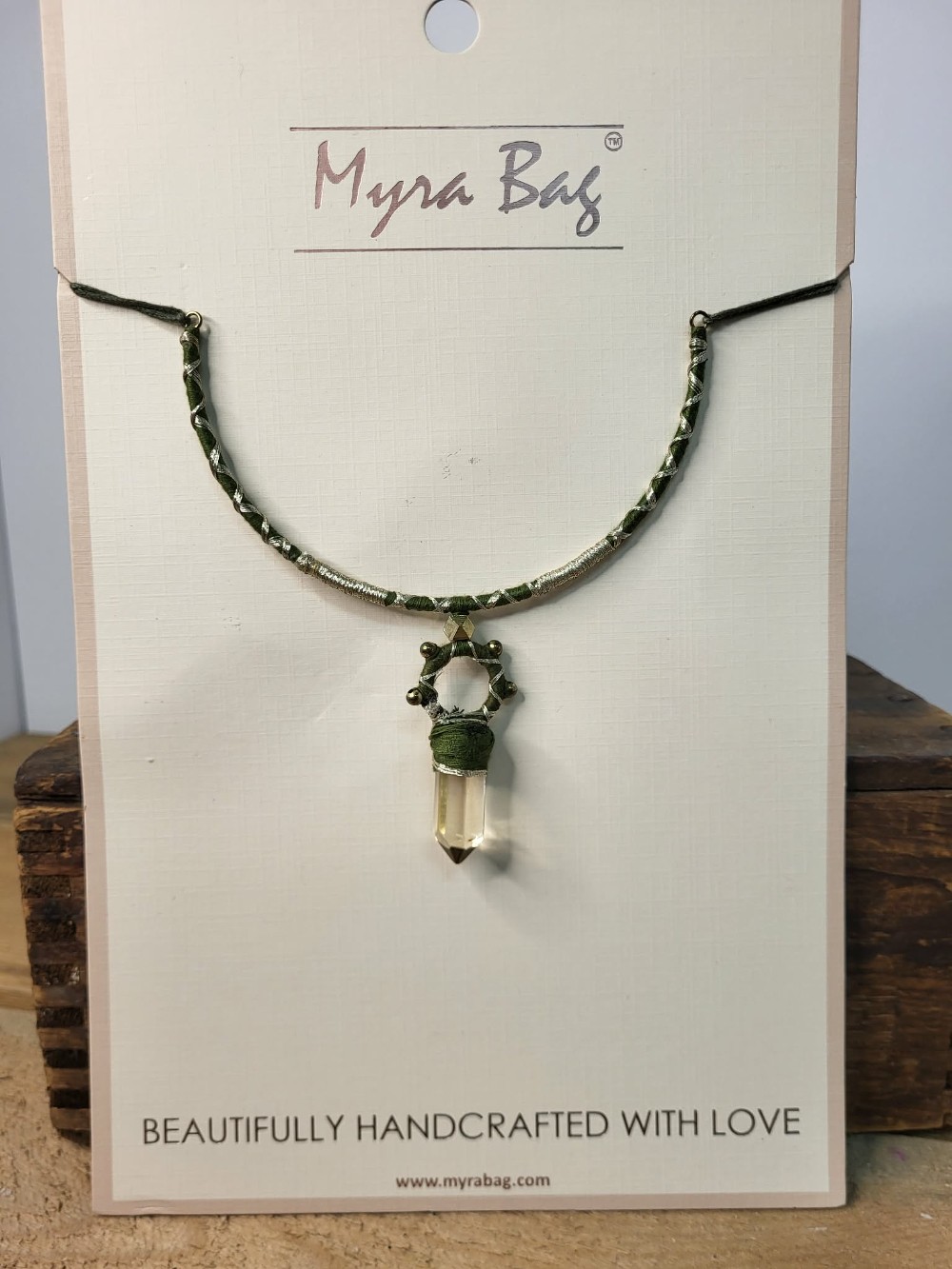 Necklace Myra - Crystal Pendant