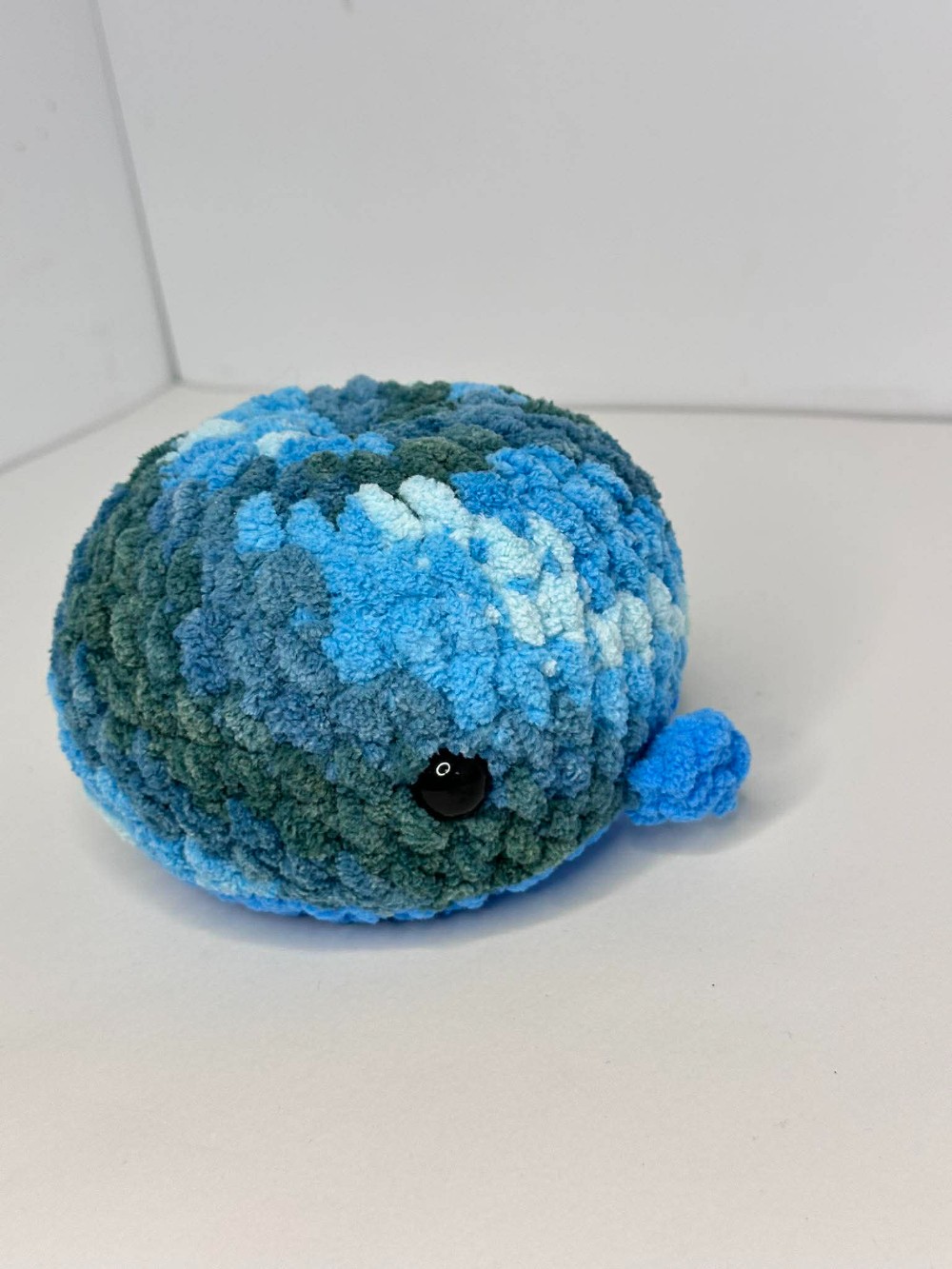 D- Whale Plushie - Blue
