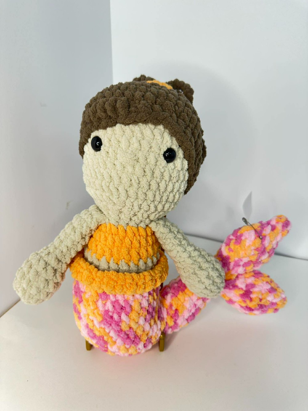 D- Large Sitting Mermaid Plushie