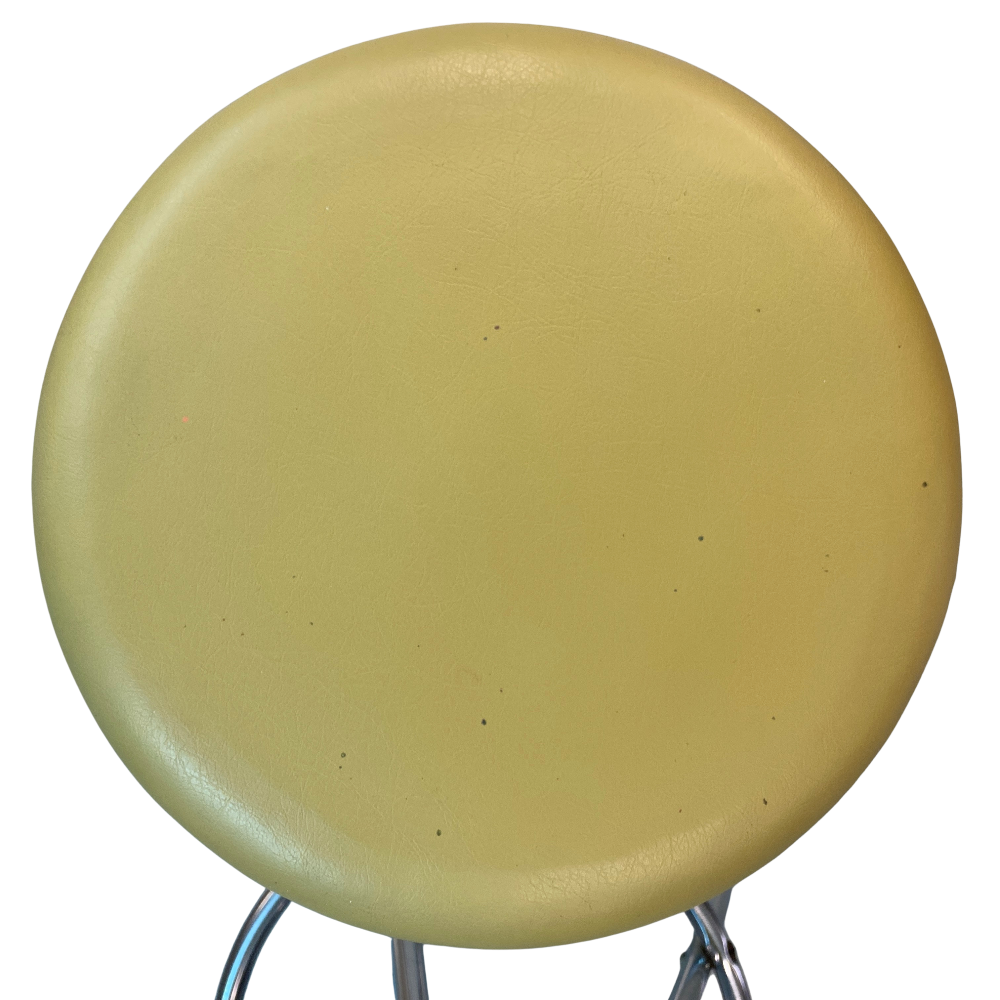 Pair of Cosco Hourglass Chrome Stools