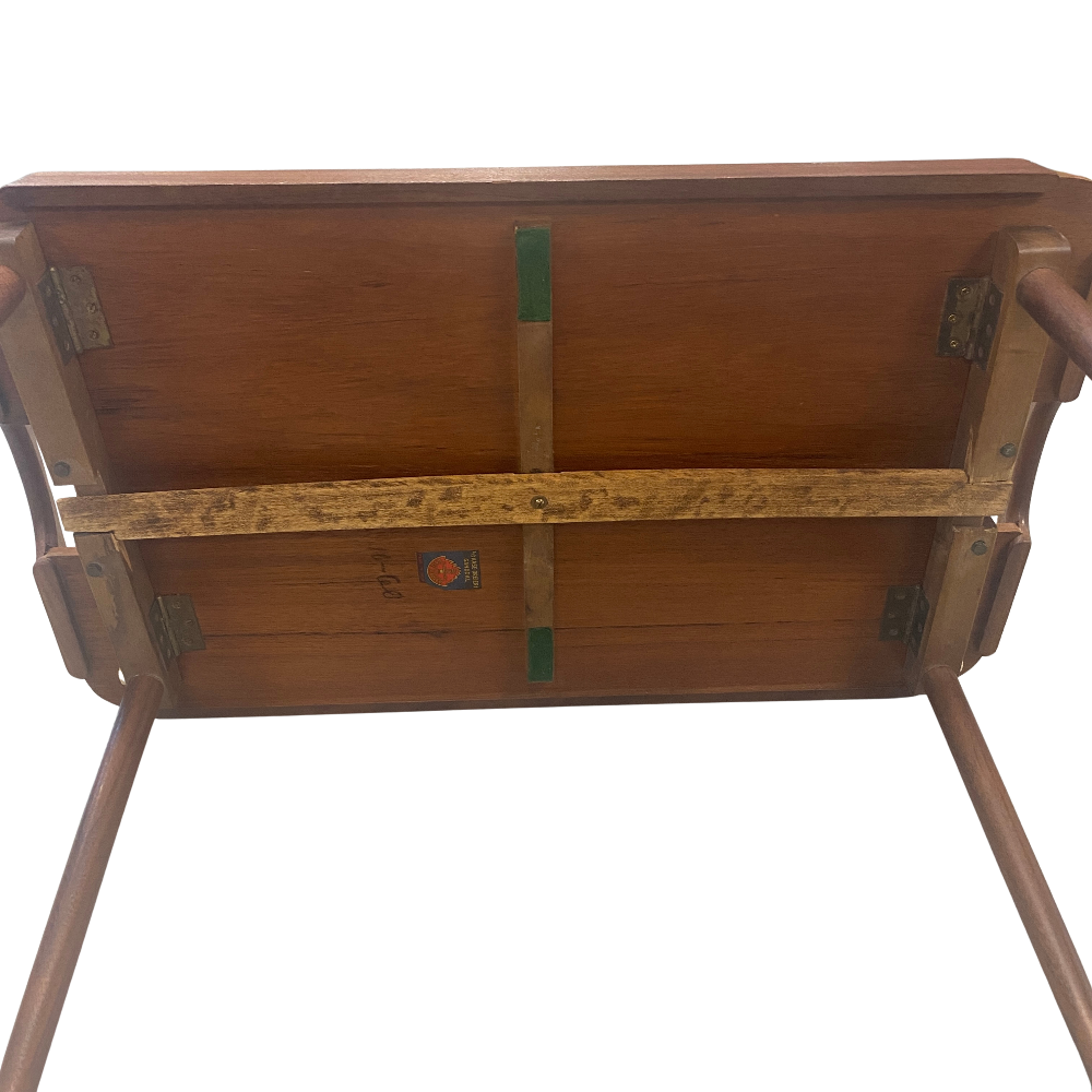 Scandinavian Folding Teak Tray Table ~ c. 1960's