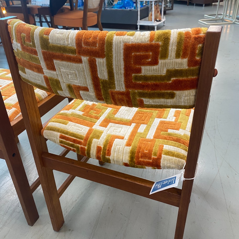 D-Scan from Singapore Chairs New Upholstery - PAIR