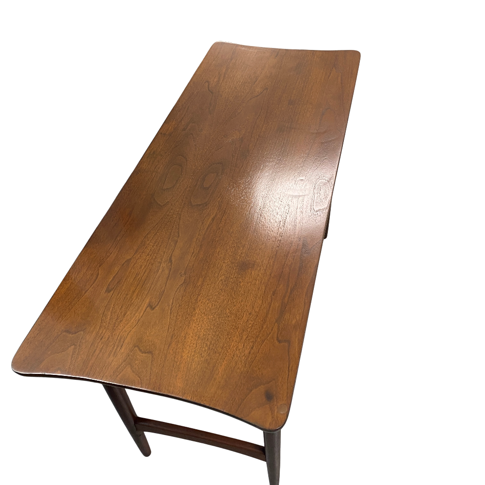 Desk- MCM Dark Wood with 1 Drawer