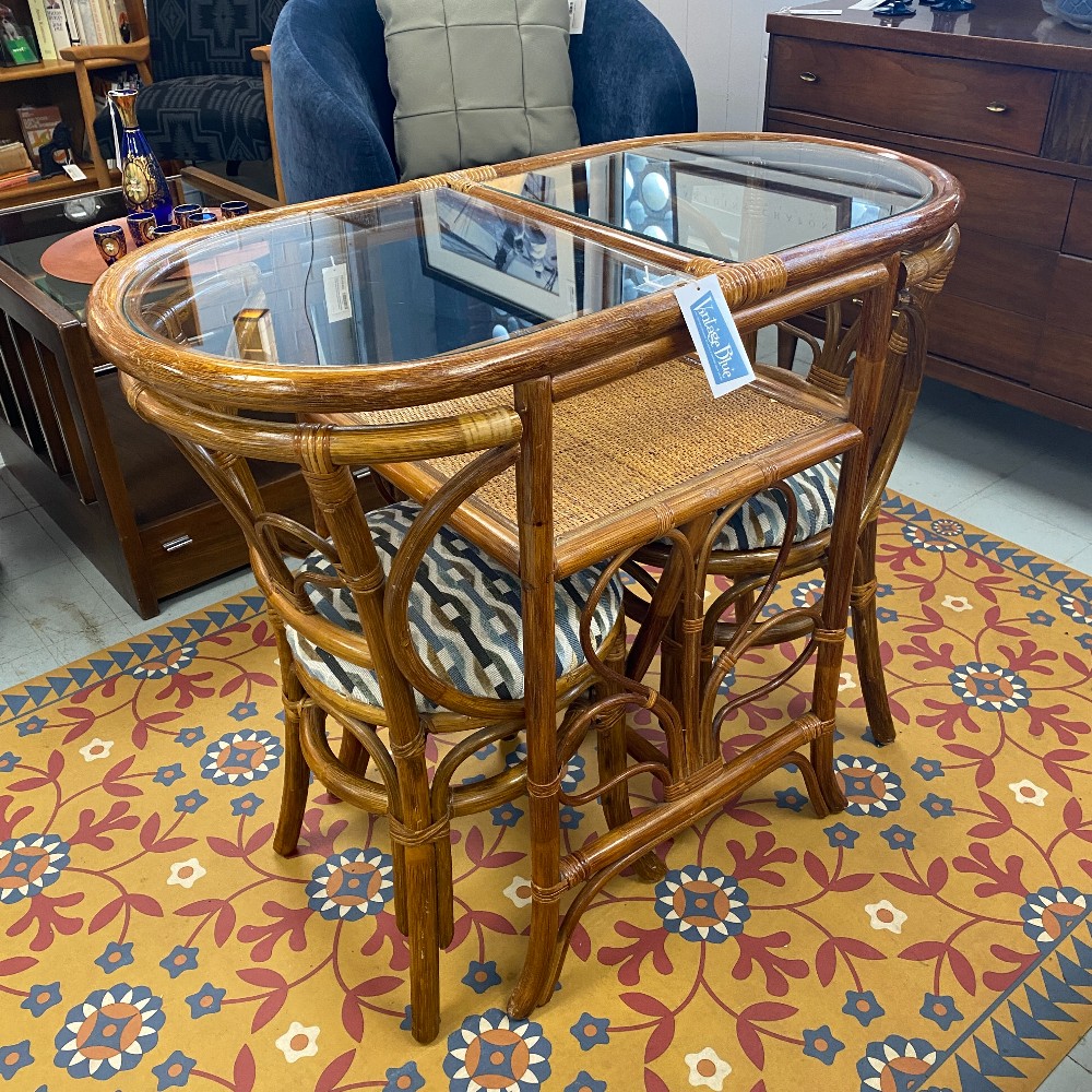 Cute Bamboo Honeymoon Dinette Set