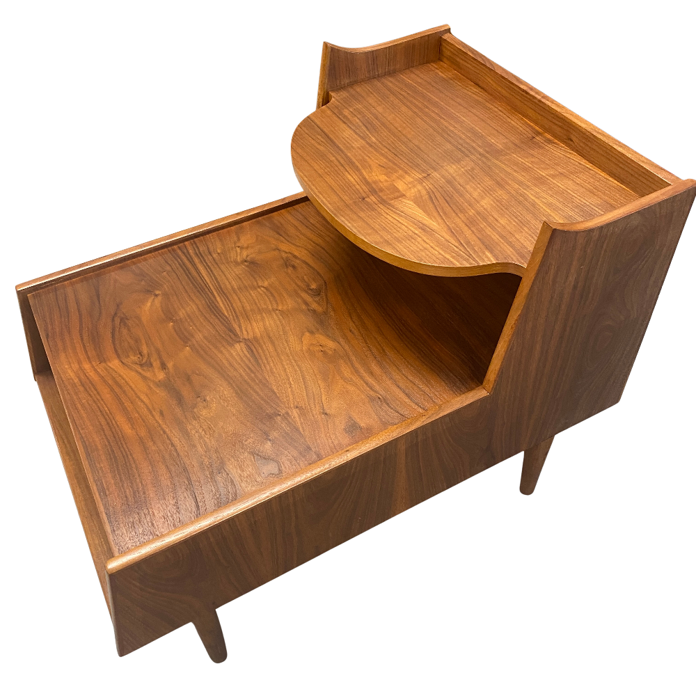 Drexel Declaration Step Back Side Tables - Pair
