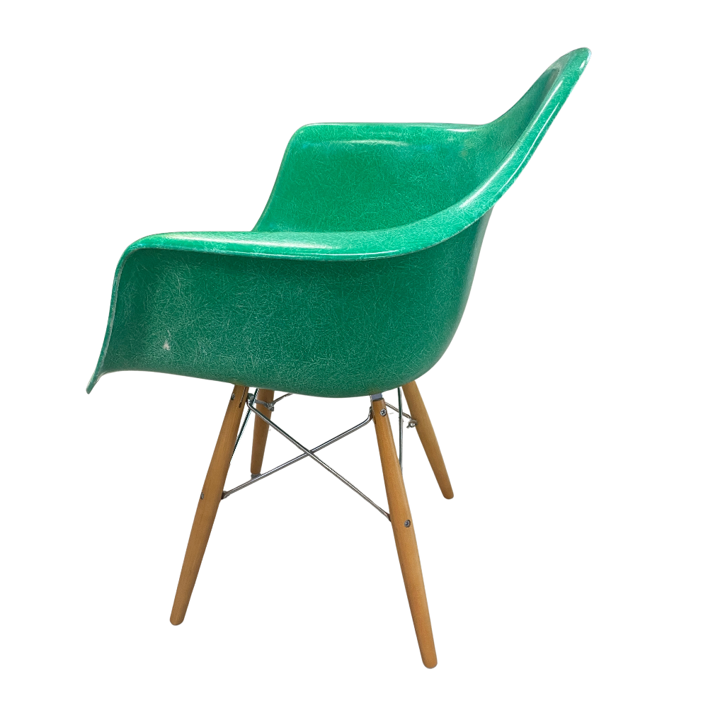 Modernica Fiberglass Arm Chair with Dowel Base