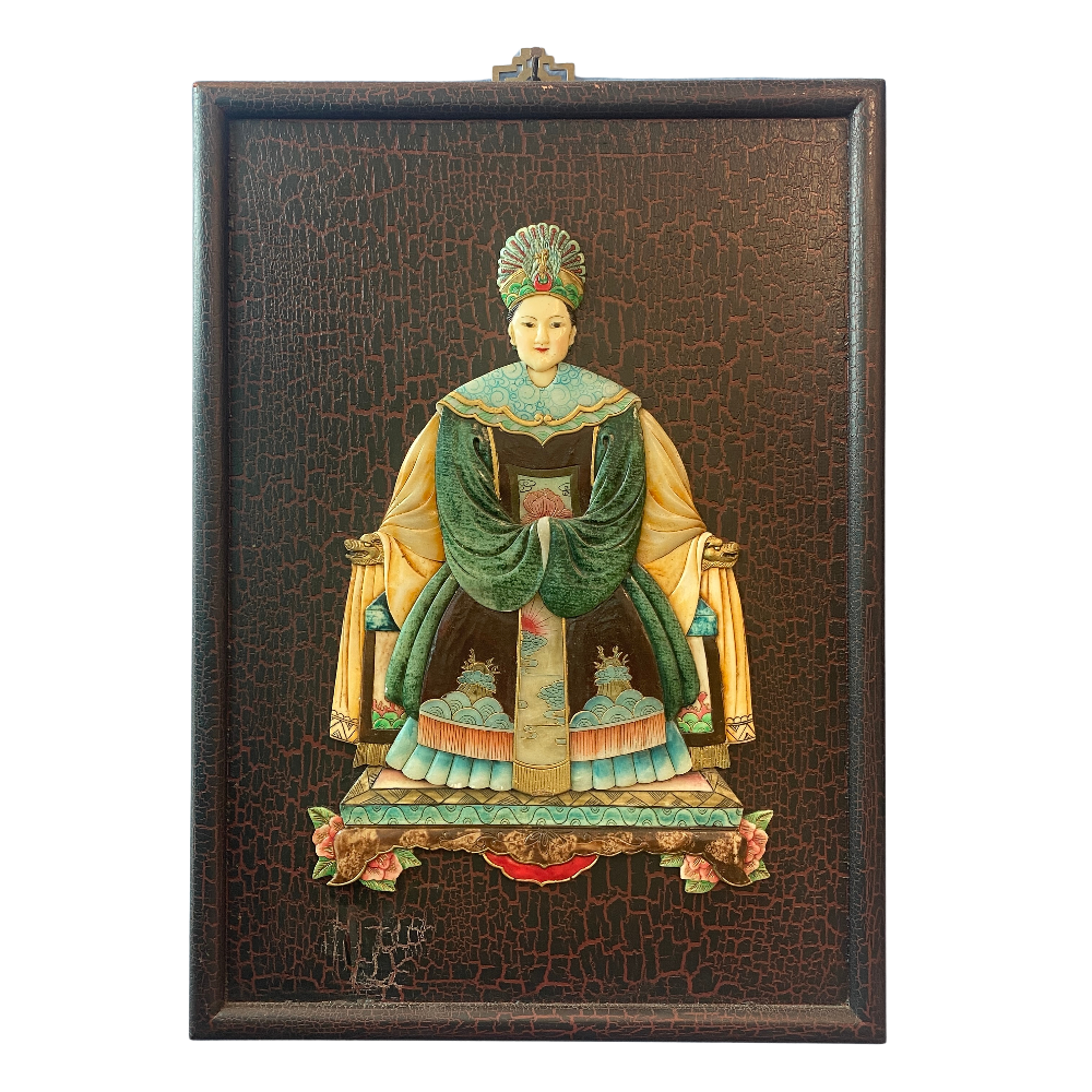 Wall Hanging - Emperor & Empress Mother of Pearl - Pair