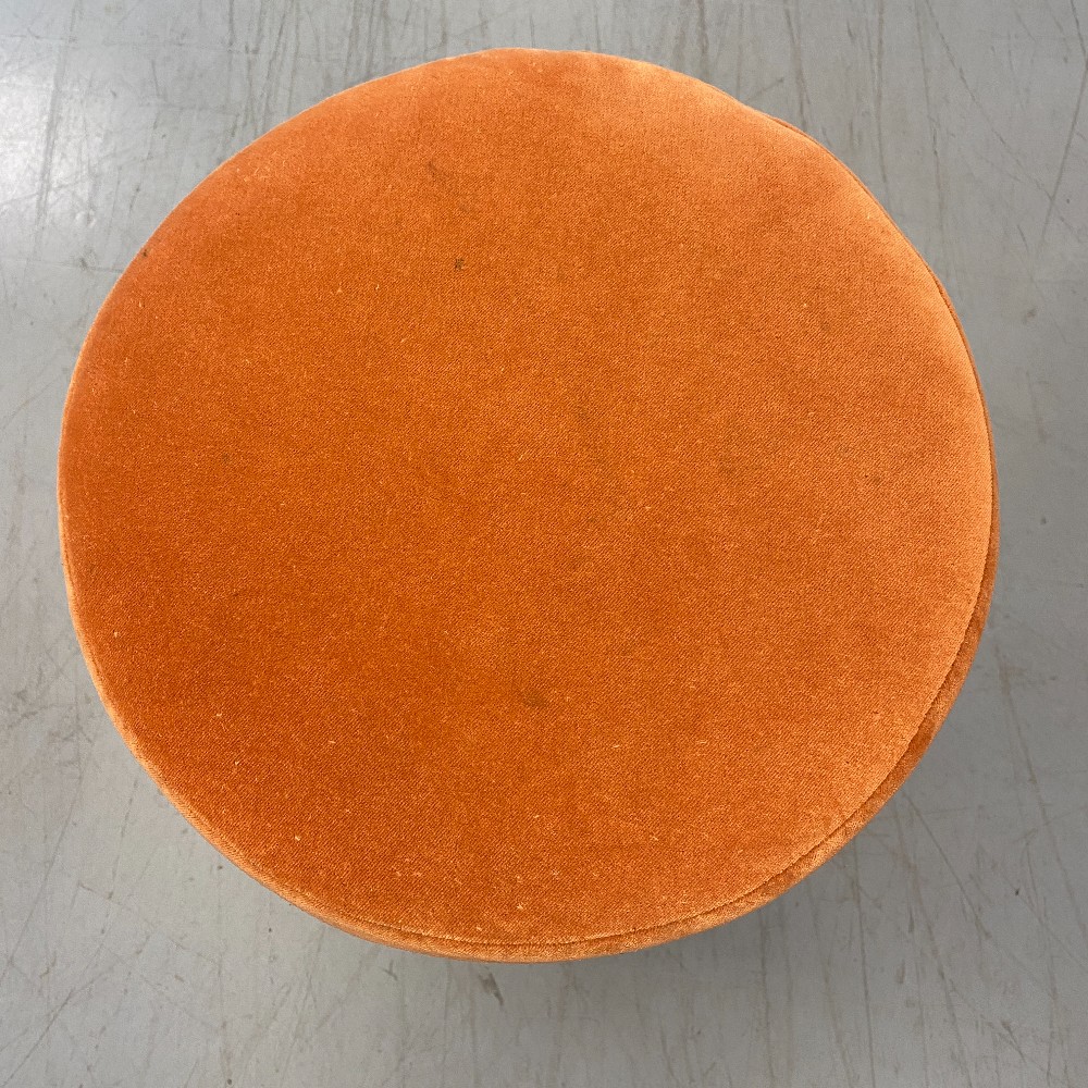 Stool - Believed to be Frederic Weinberg - Orange & Gold