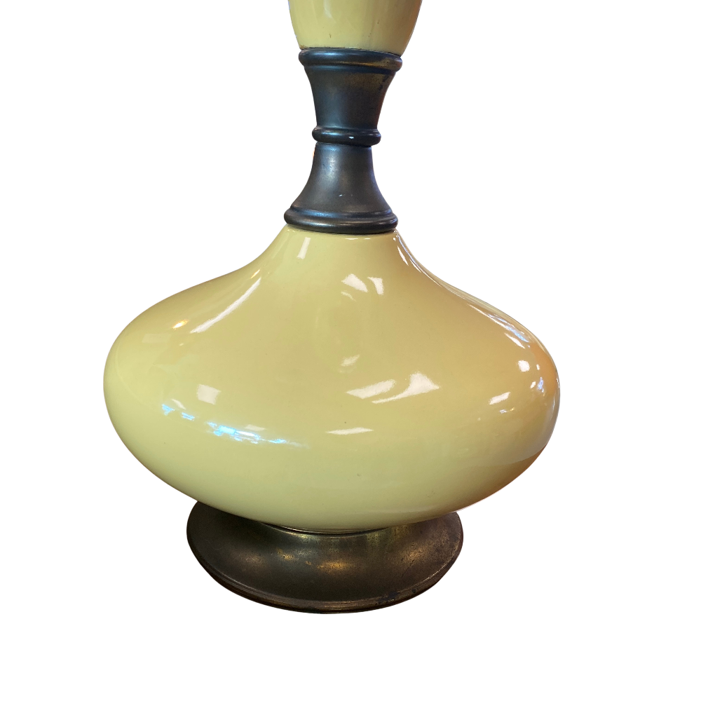 Phil Mar Yellow Ceramic Genie Lamp