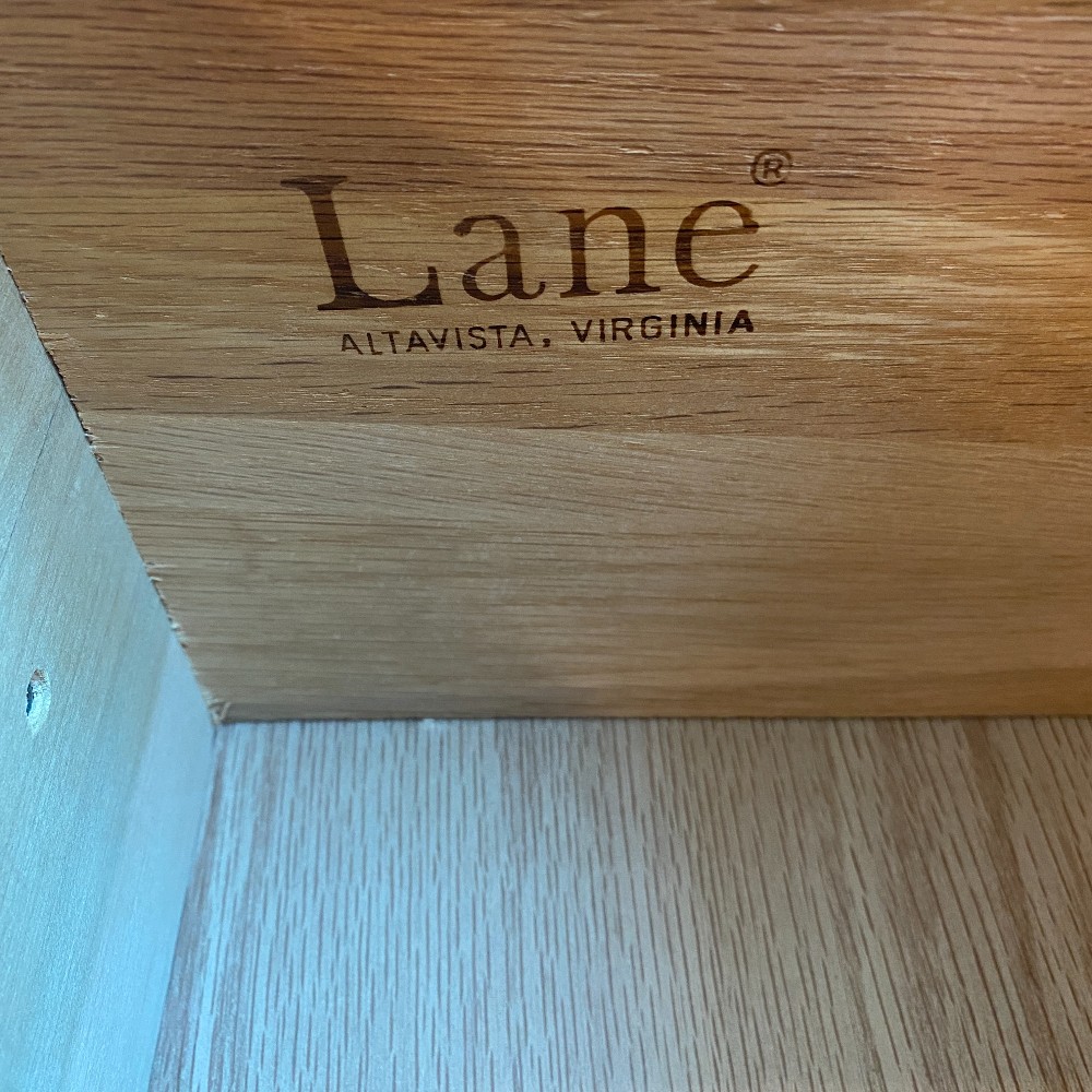 Pair of Lane Rhythm Walnut MCM Nightstands or Side Tables