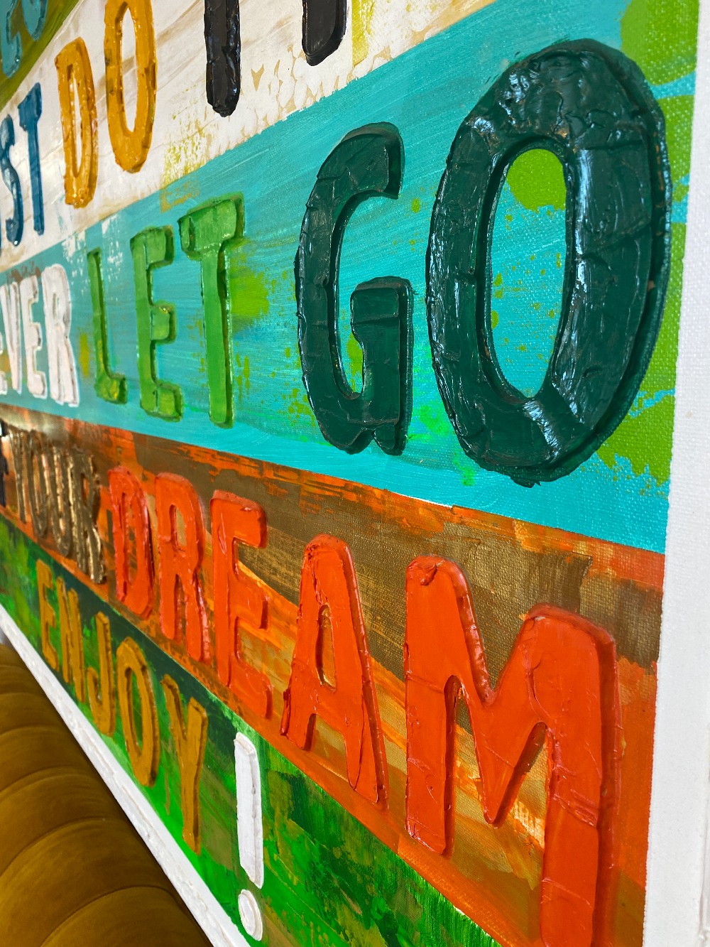 Large I Have a Dream Wall Art Piece