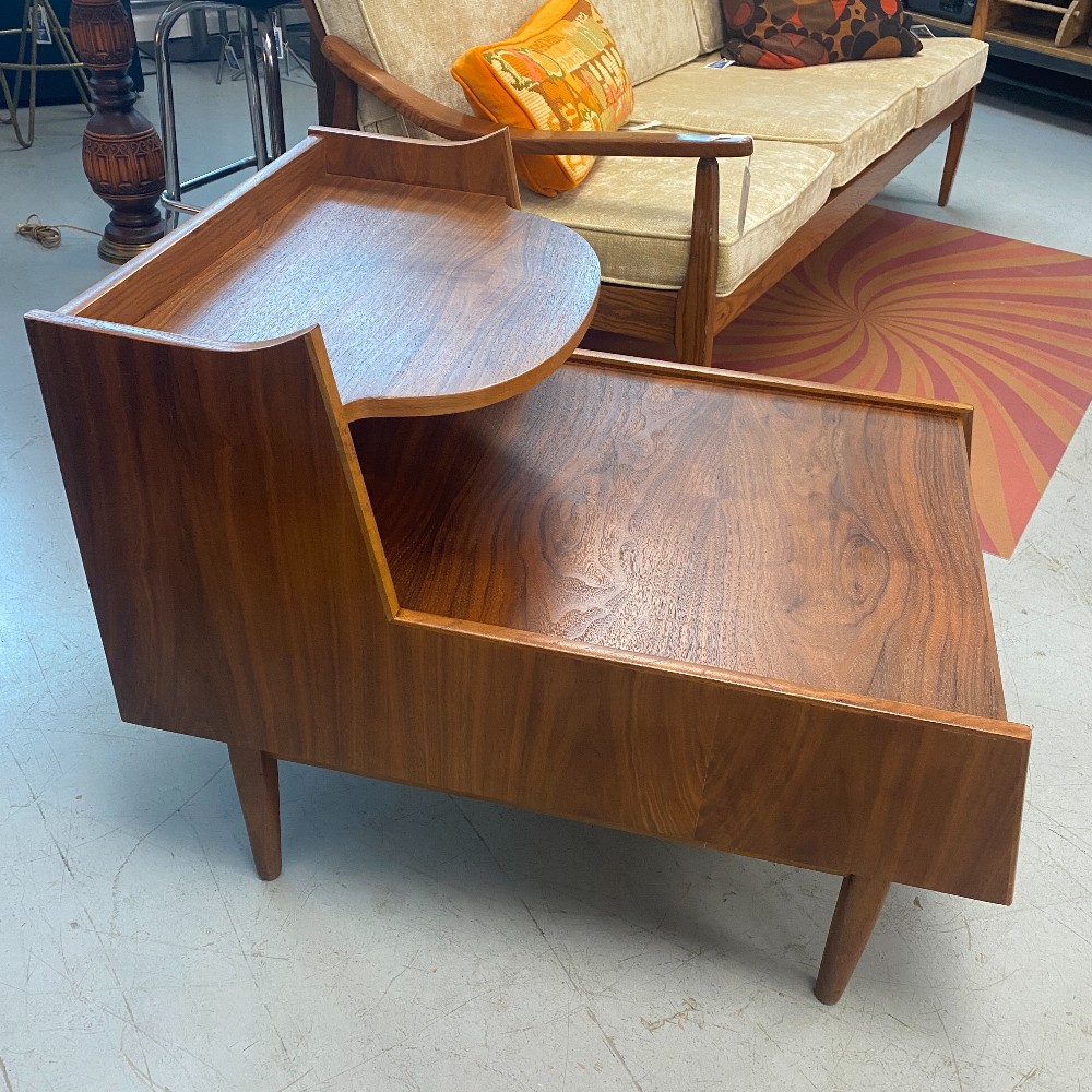 Drexel Declaration Step Back Side Tables - Pair
